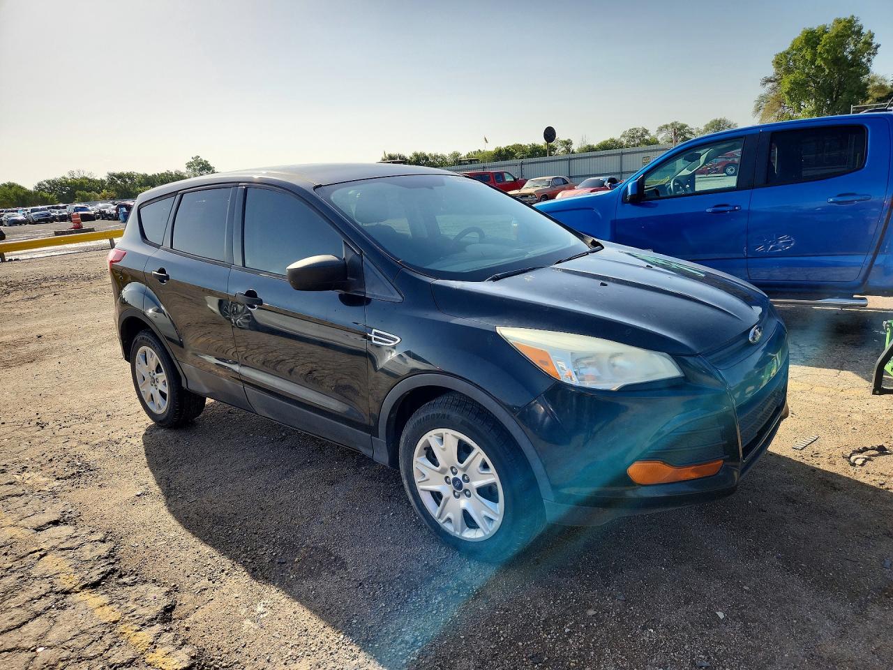 2013 Ford Escape S Black vin: 1FMCU0F73DUC56343