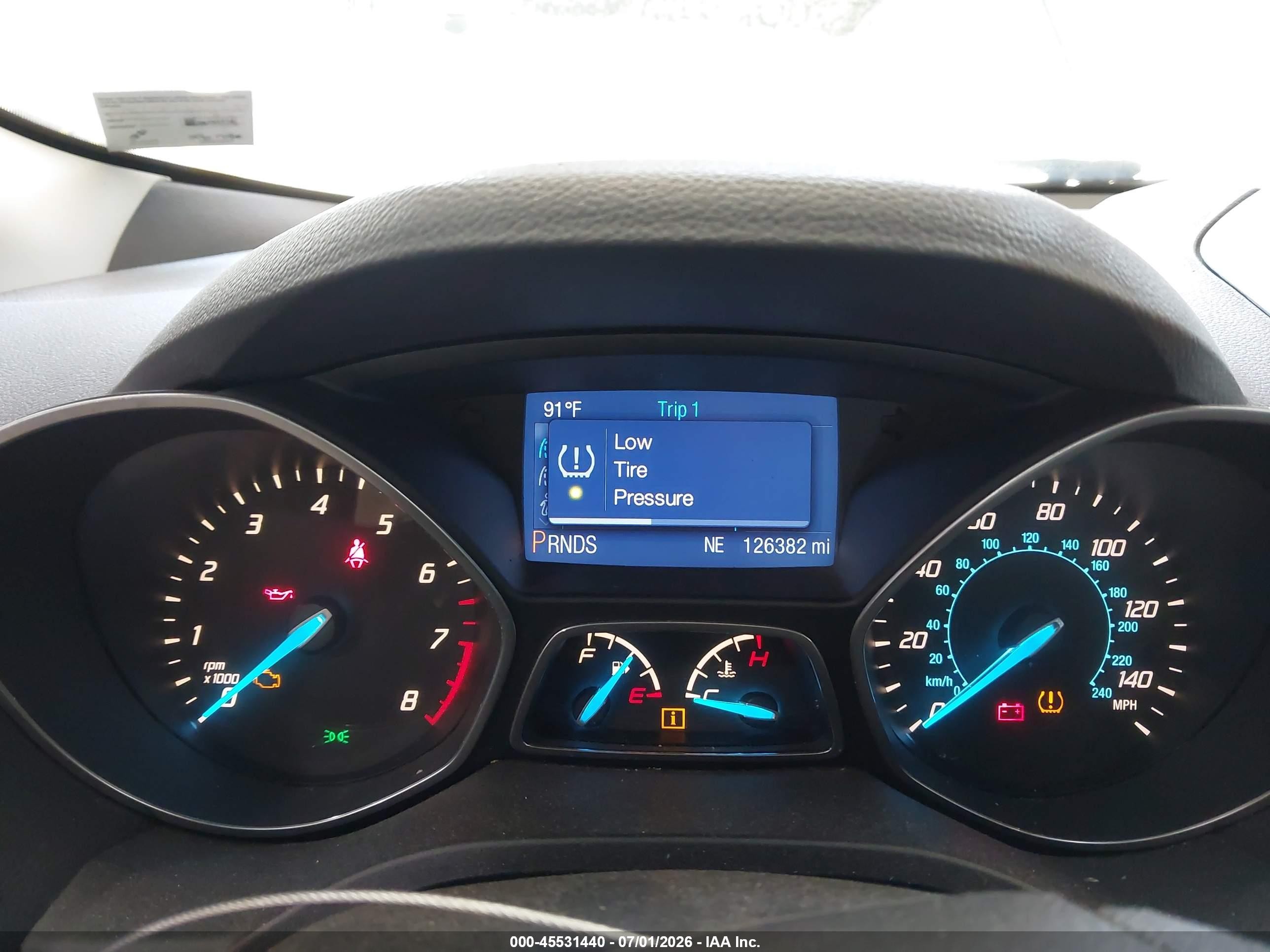 2013 Ford Escape S Teal vin: 1FMCU0F73DUC67309