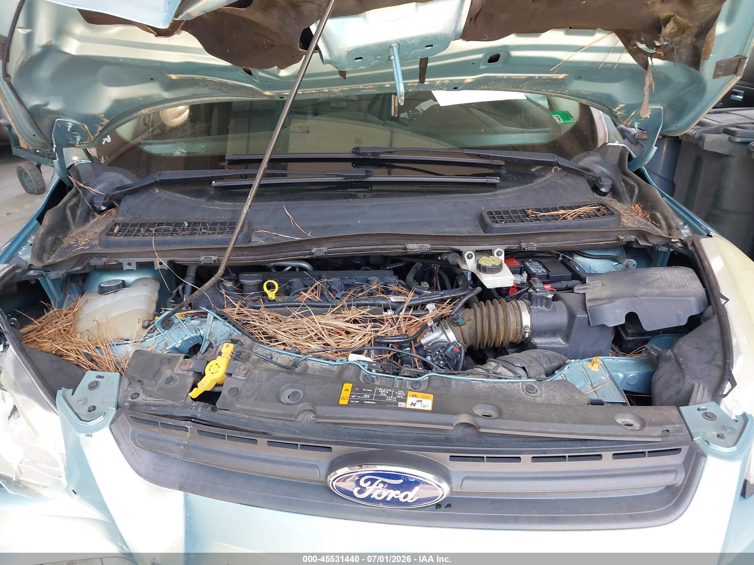 2013 Ford Escape S Teal vin: 1FMCU0F73DUC67309