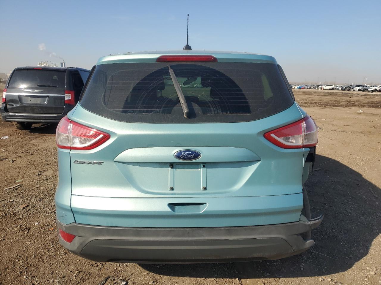 2013 Ford Escape S Turquoise vin: 1FMCU0F73DUC99306