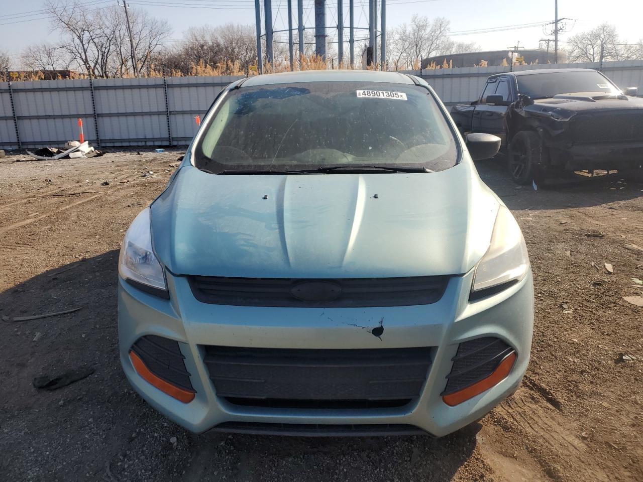 2013 Ford Escape S Turquoise vin: 1FMCU0F73DUC99306