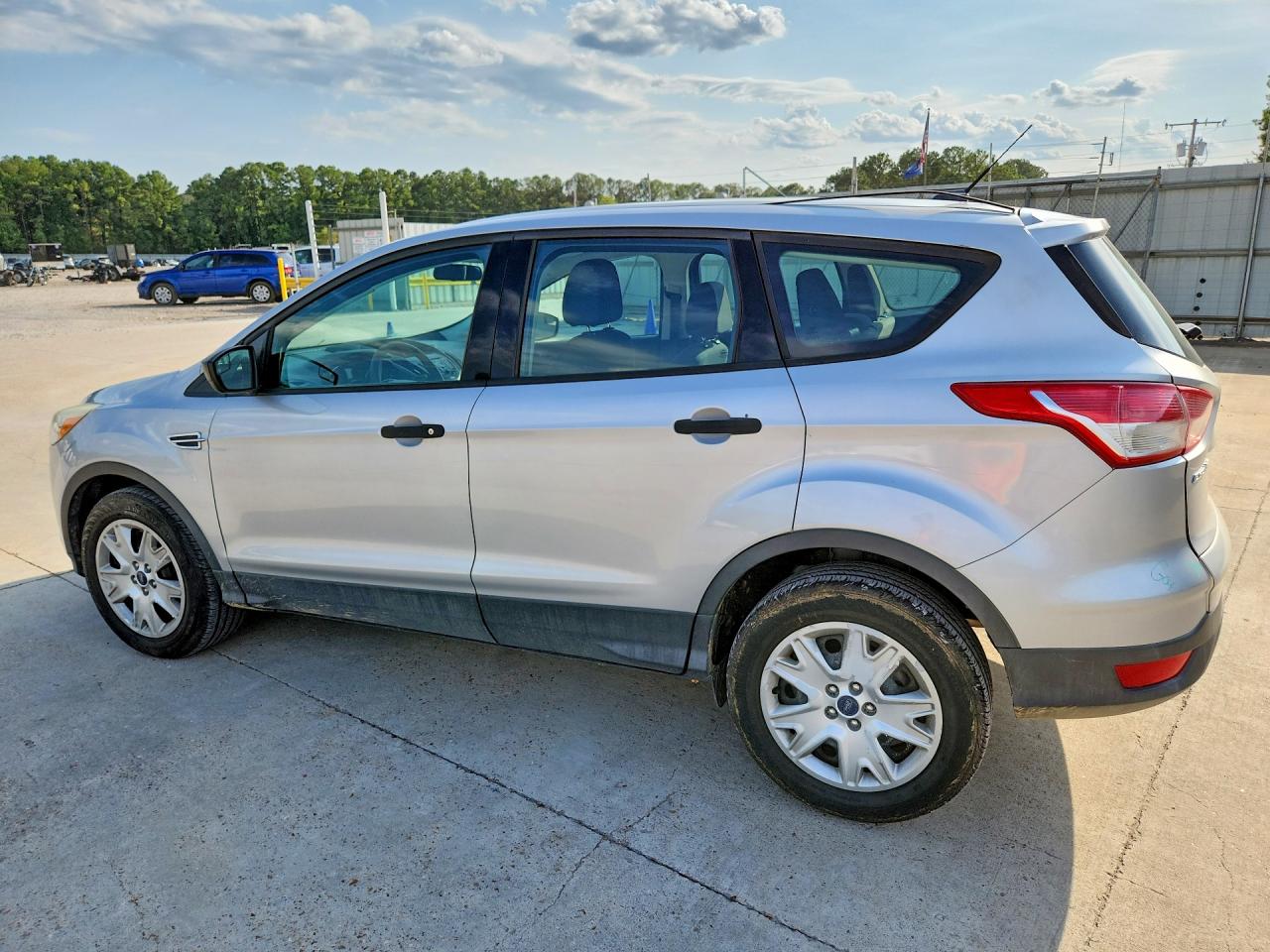 2013 Ford Escape S Silver vin: 1FMCU0F73DUD02172