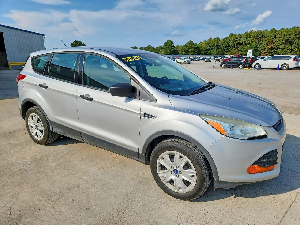 2013 Ford Escape S Silver vin: 1FMCU0F73DUD02172
