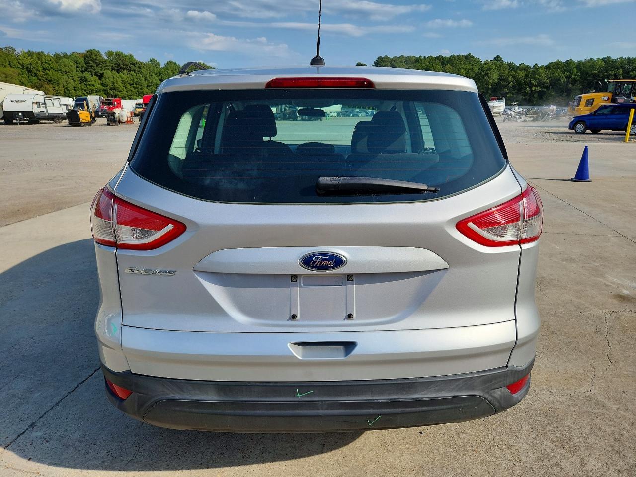 2013 Ford Escape S Silver vin: 1FMCU0F73DUD02172