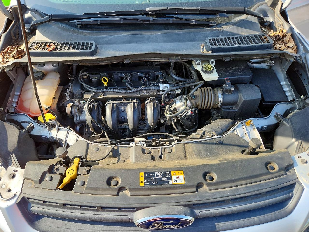 2013 Ford Escape S Silver vin: 1FMCU0F73DUD02172
