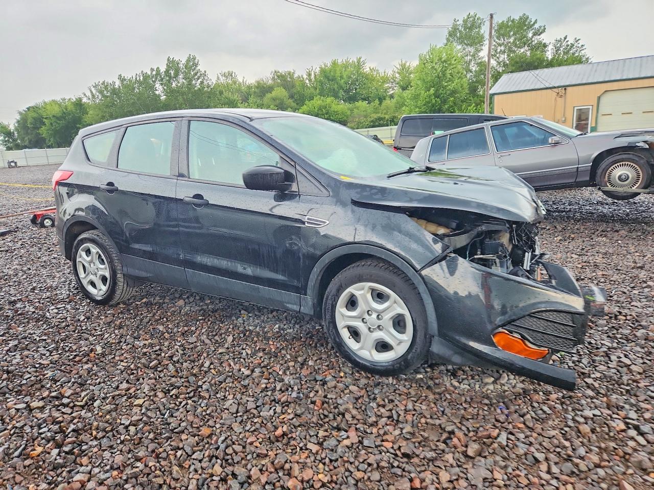 2013 Ford Escape S Black vin: 1FMCU0F73DUD15729