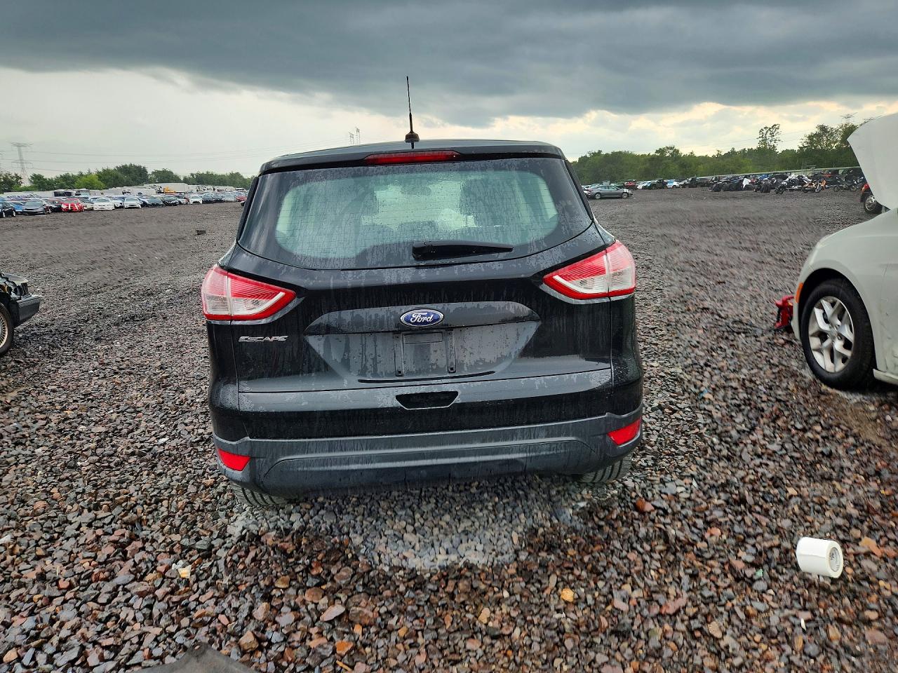 2013 Ford Escape S Black vin: 1FMCU0F73DUD15729