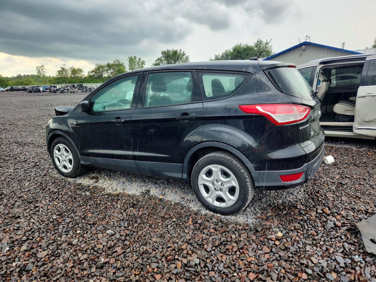 2013 Ford Escape S Black vin: 1FMCU0F73DUD15729