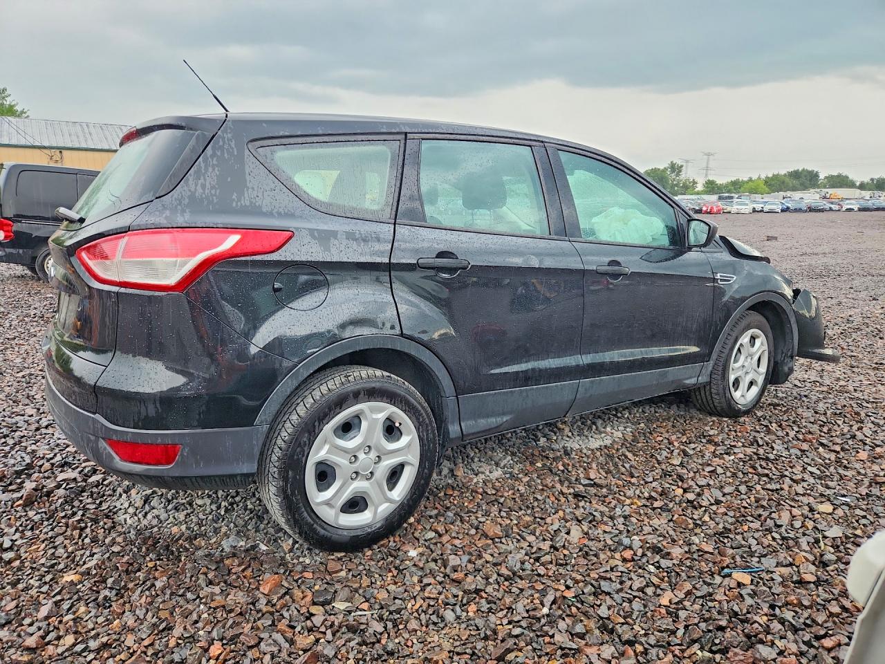 2013 Ford Escape S Black vin: 1FMCU0F73DUD15729