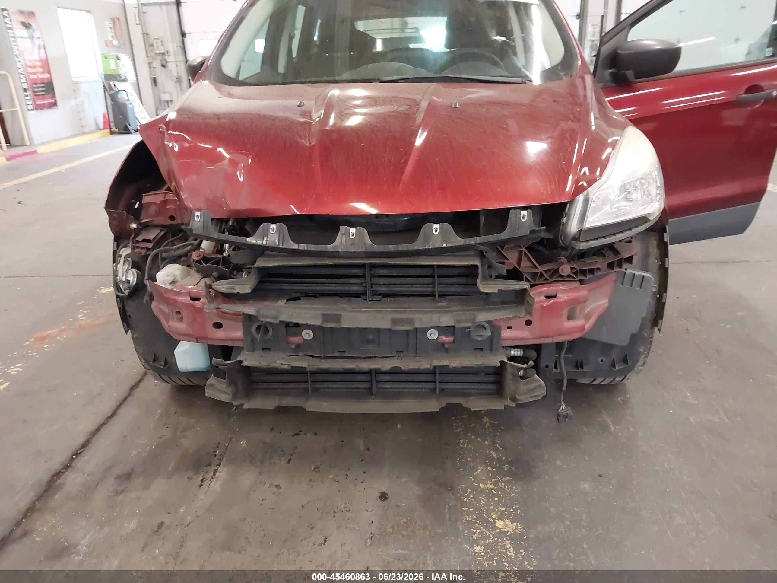 2014 Ford Escape S Red vin: 1FMCU0F73EUA63174
