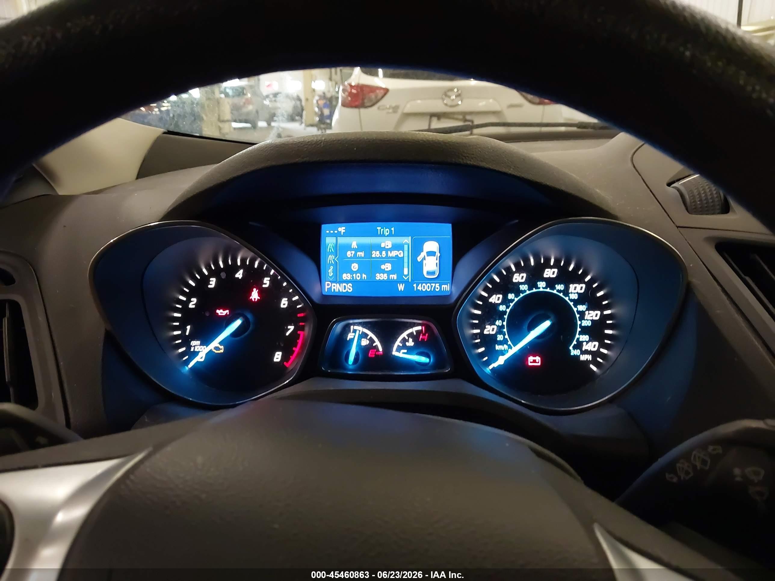 2014 Ford Escape S Red vin: 1FMCU0F73EUA63174