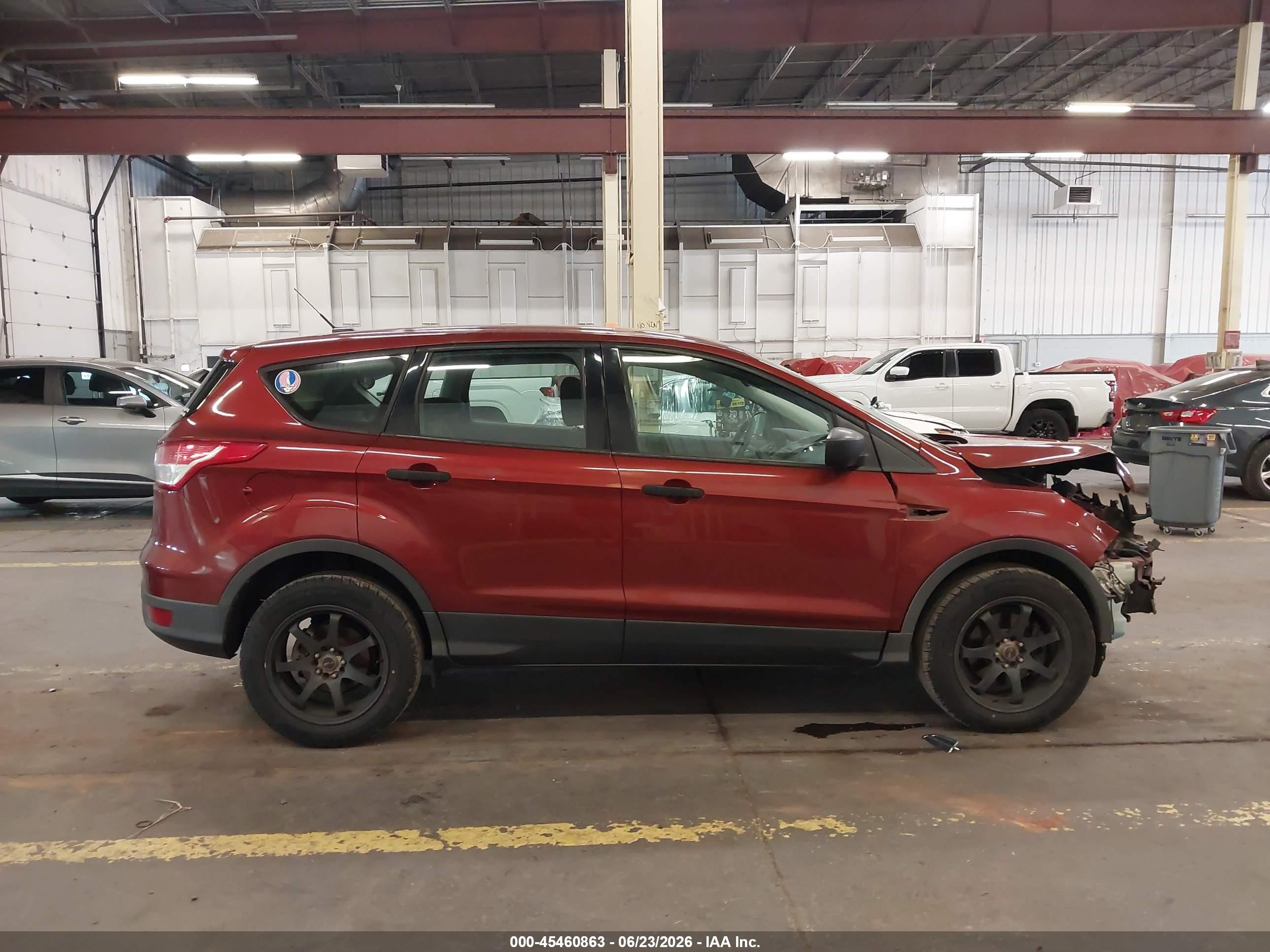 2014 Ford Escape S Red vin: 1FMCU0F73EUA63174