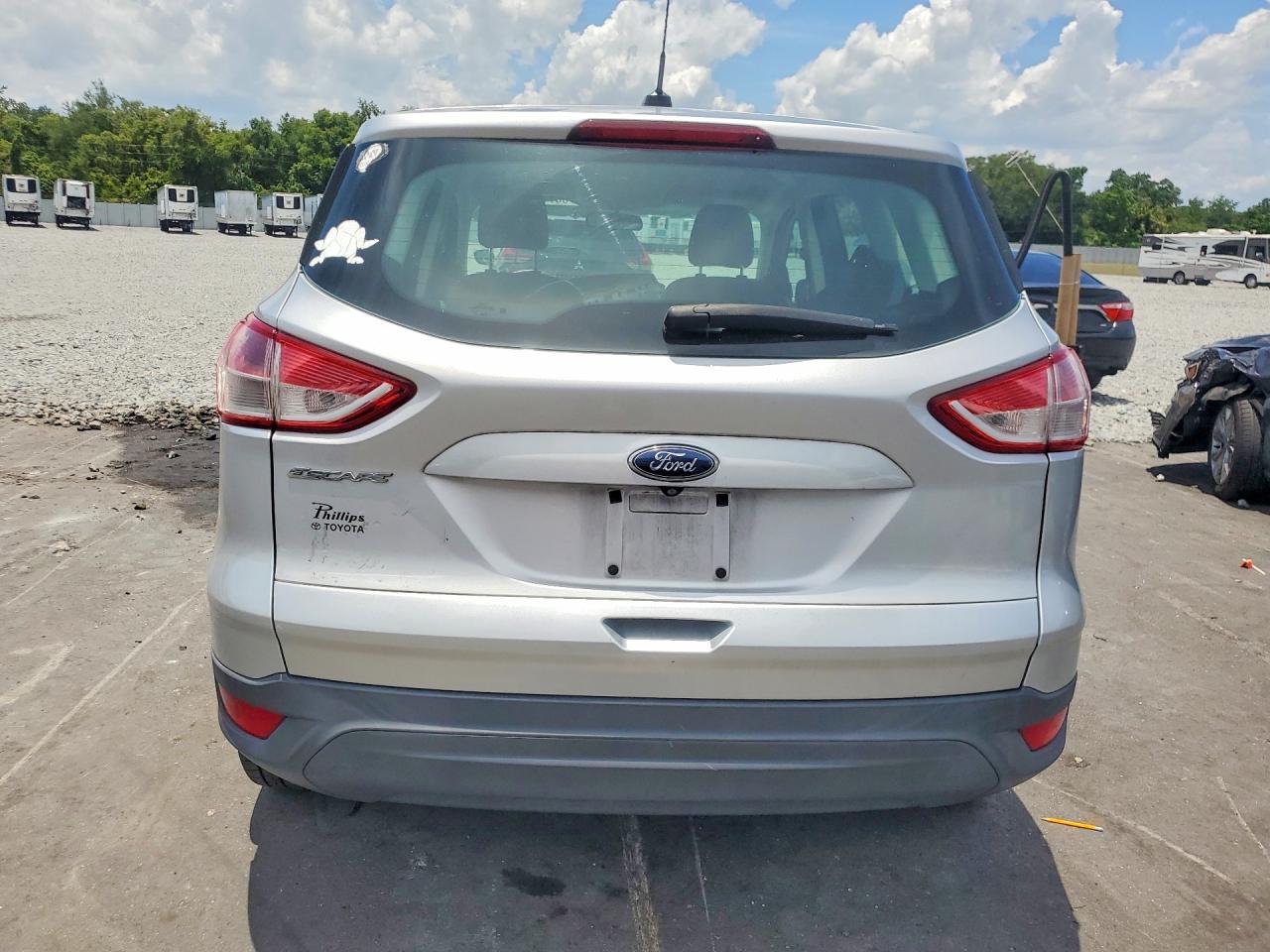 2014 Ford Escape S Silver vin: 1FMCU0F73EUB12194