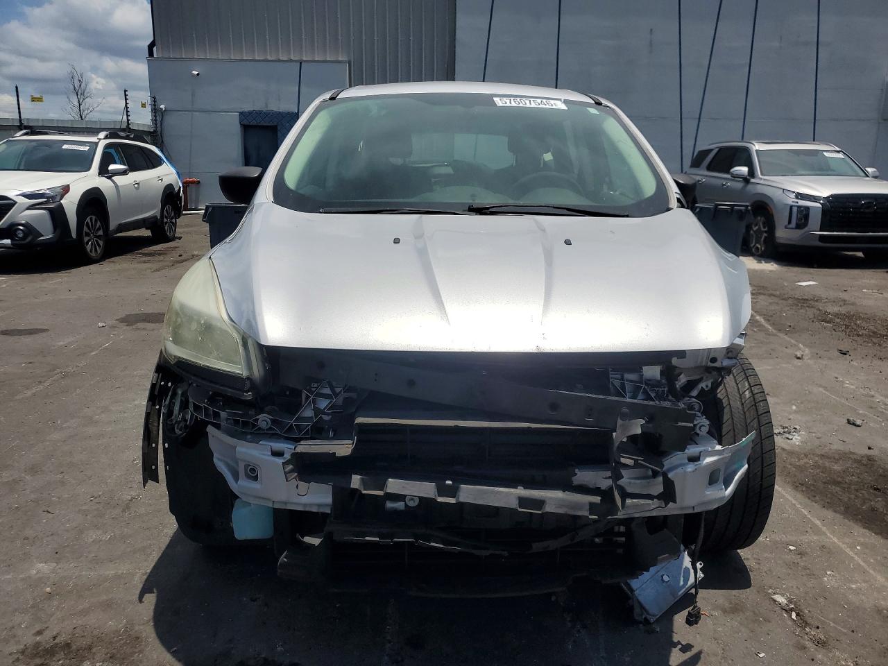 2014 Ford Escape S Silver vin: 1FMCU0F73EUB12194