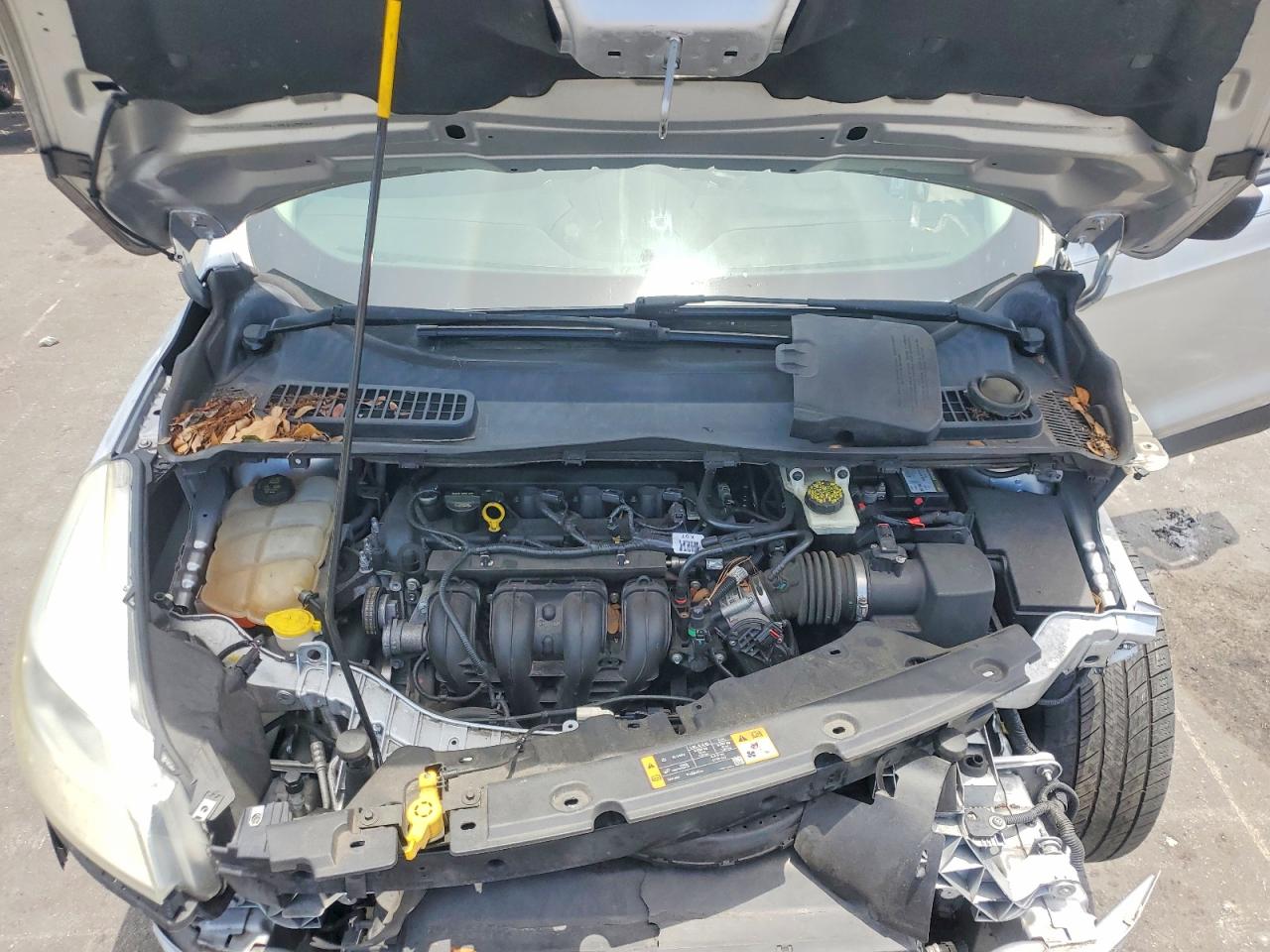 2014 Ford Escape S Silver vin: 1FMCU0F73EUB12194