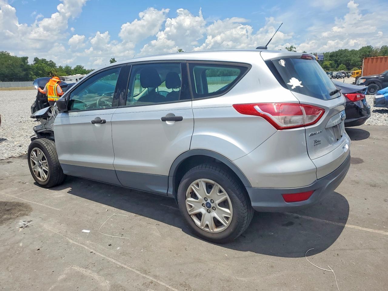 2014 Ford Escape S Silver vin: 1FMCU0F73EUB12194