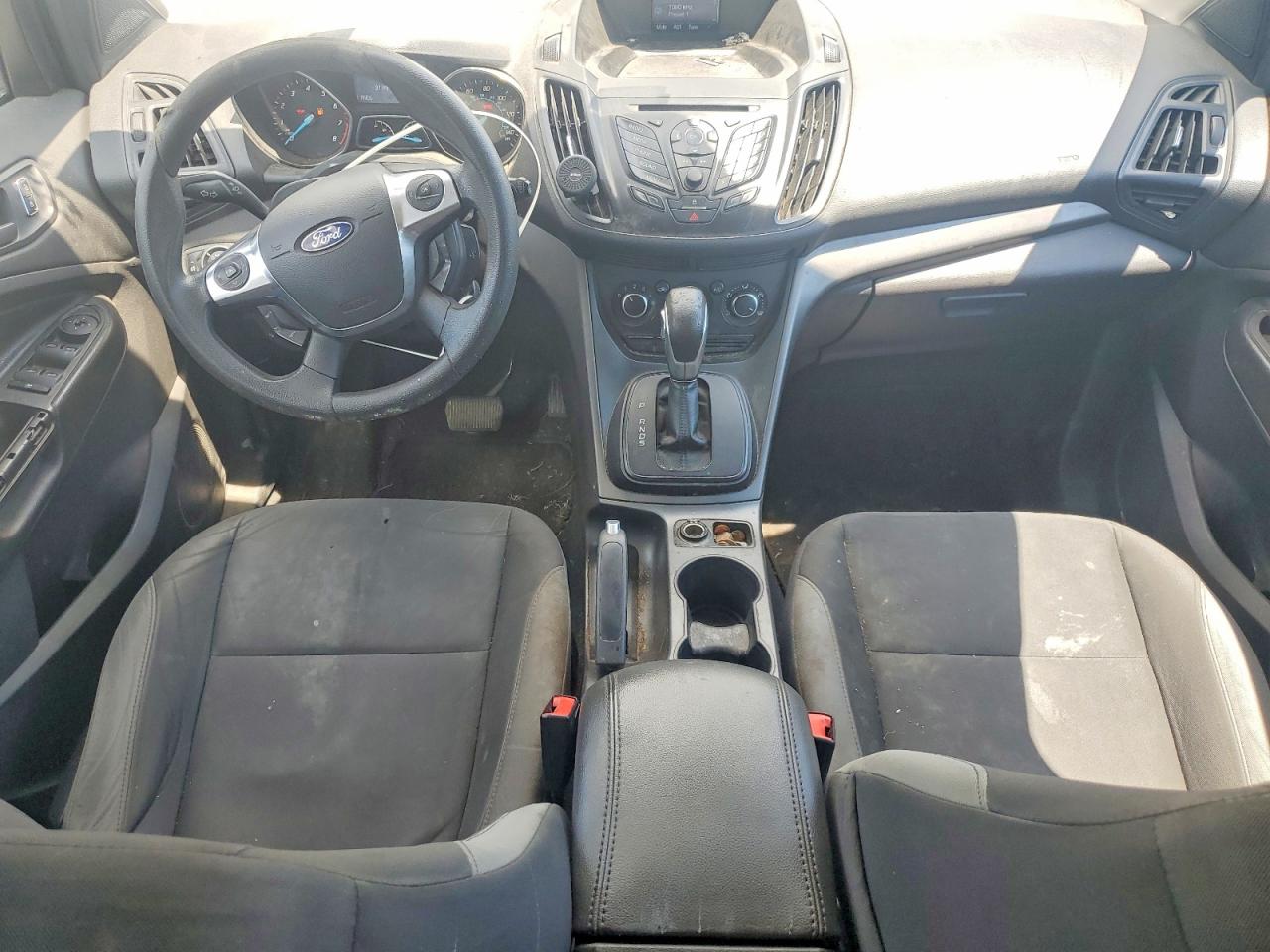2014 Ford Escape White vin: 1FMCU0F73EUB56311