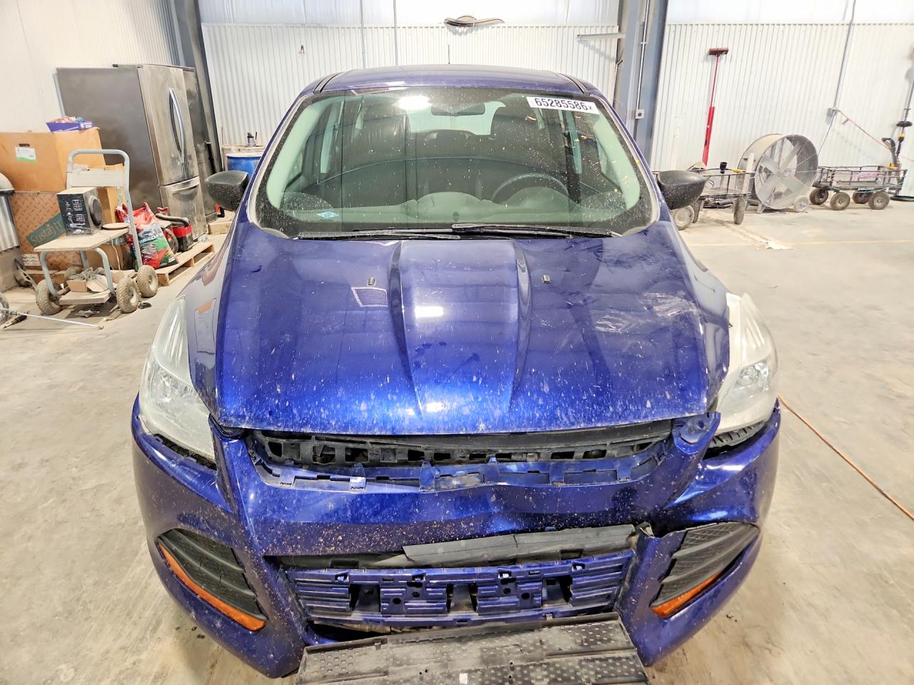 2014 Ford Escape S Blue vin: 1FMCU0F73EUD01136