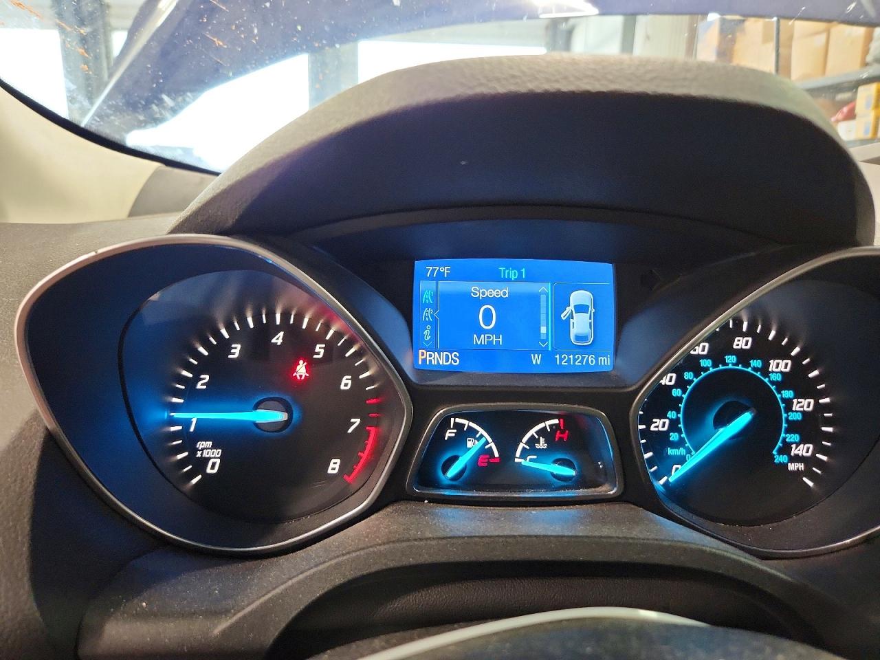 2014 Ford Escape S Blue vin: 1FMCU0F73EUD01136