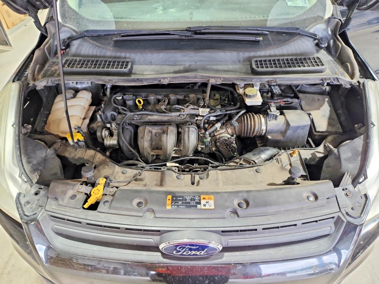 2014 Ford Escape S Black vin: 1FMCU0F73EUD22696