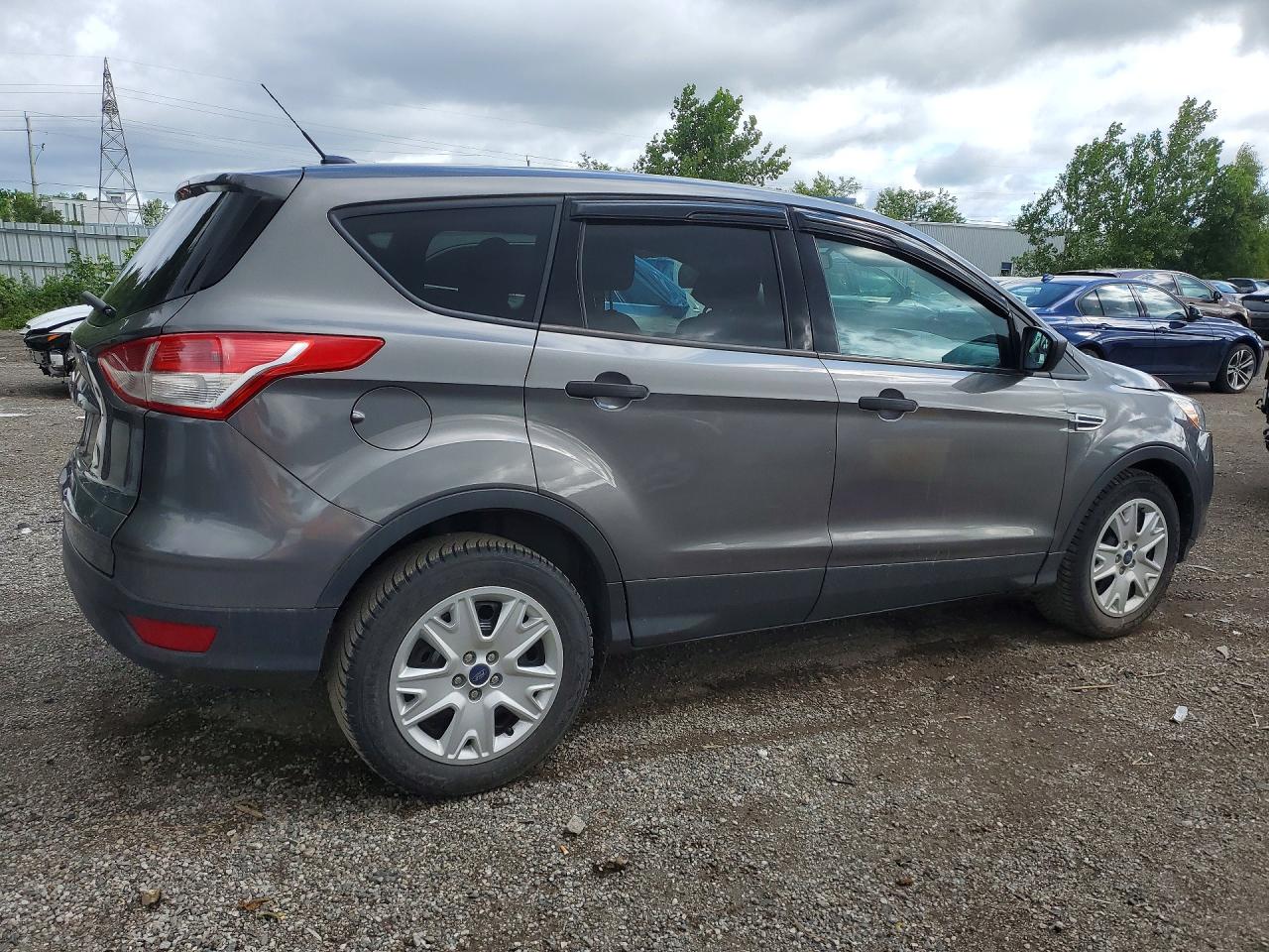 2014 Ford Escape S Gray vin: 1FMCU0F73EUD89542