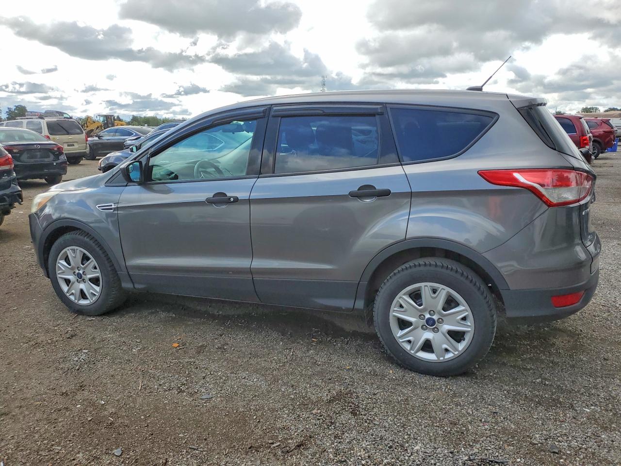 2014 Ford Escape S Gray vin: 1FMCU0F73EUD89542