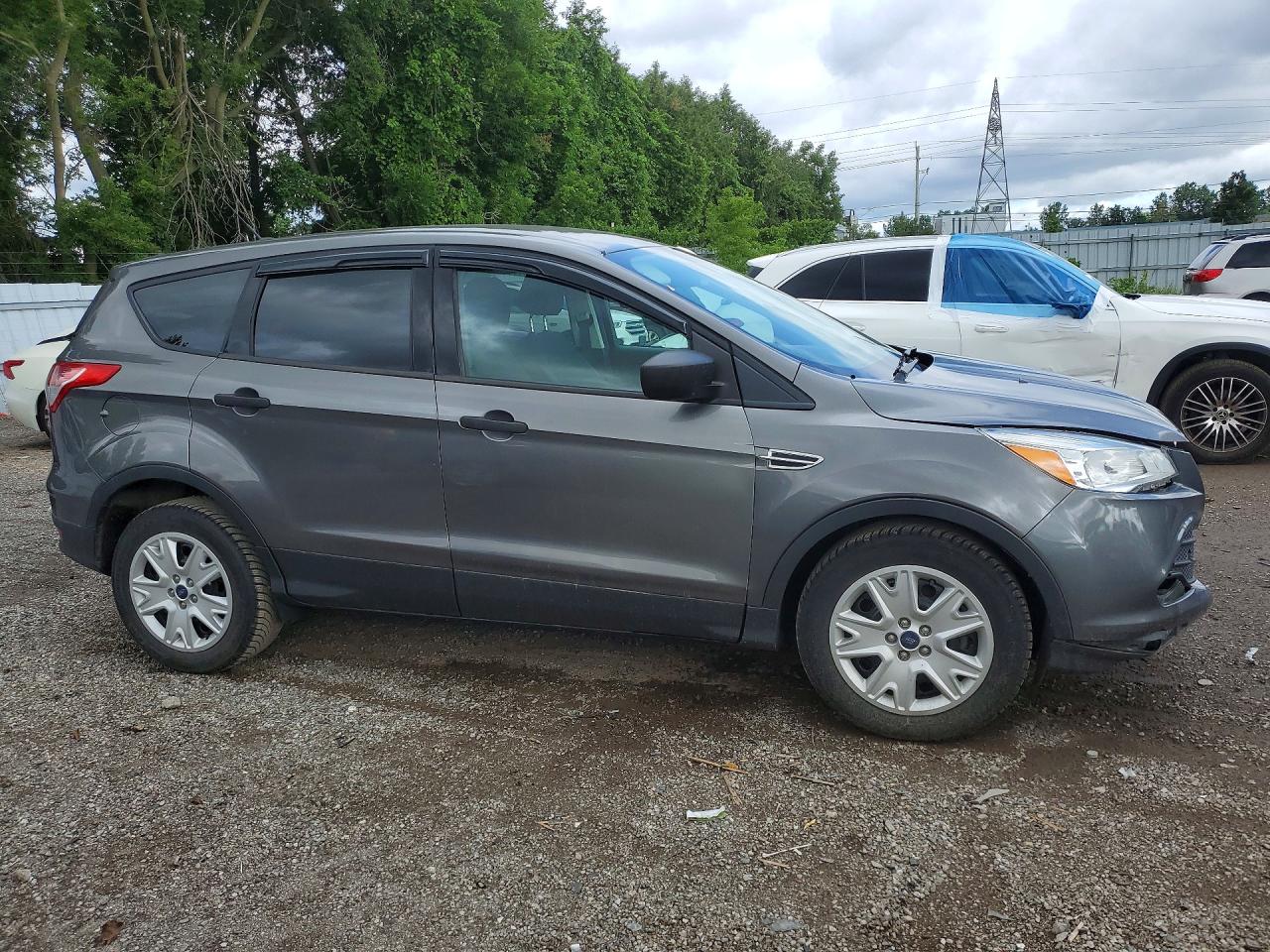 2014 Ford Escape S Gray vin: 1FMCU0F73EUD89542
