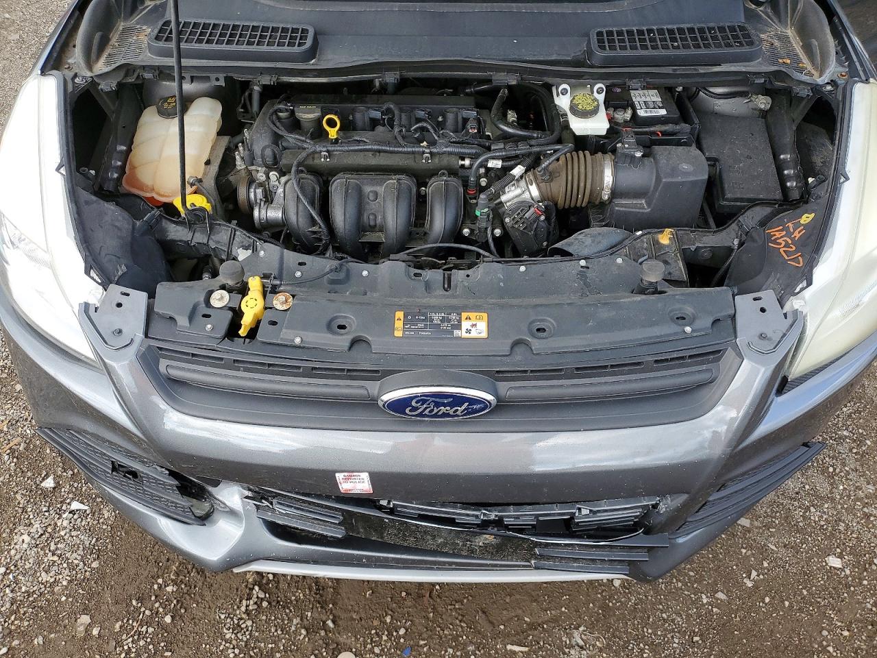 2014 Ford Escape S Gray vin: 1FMCU0F73EUD89542