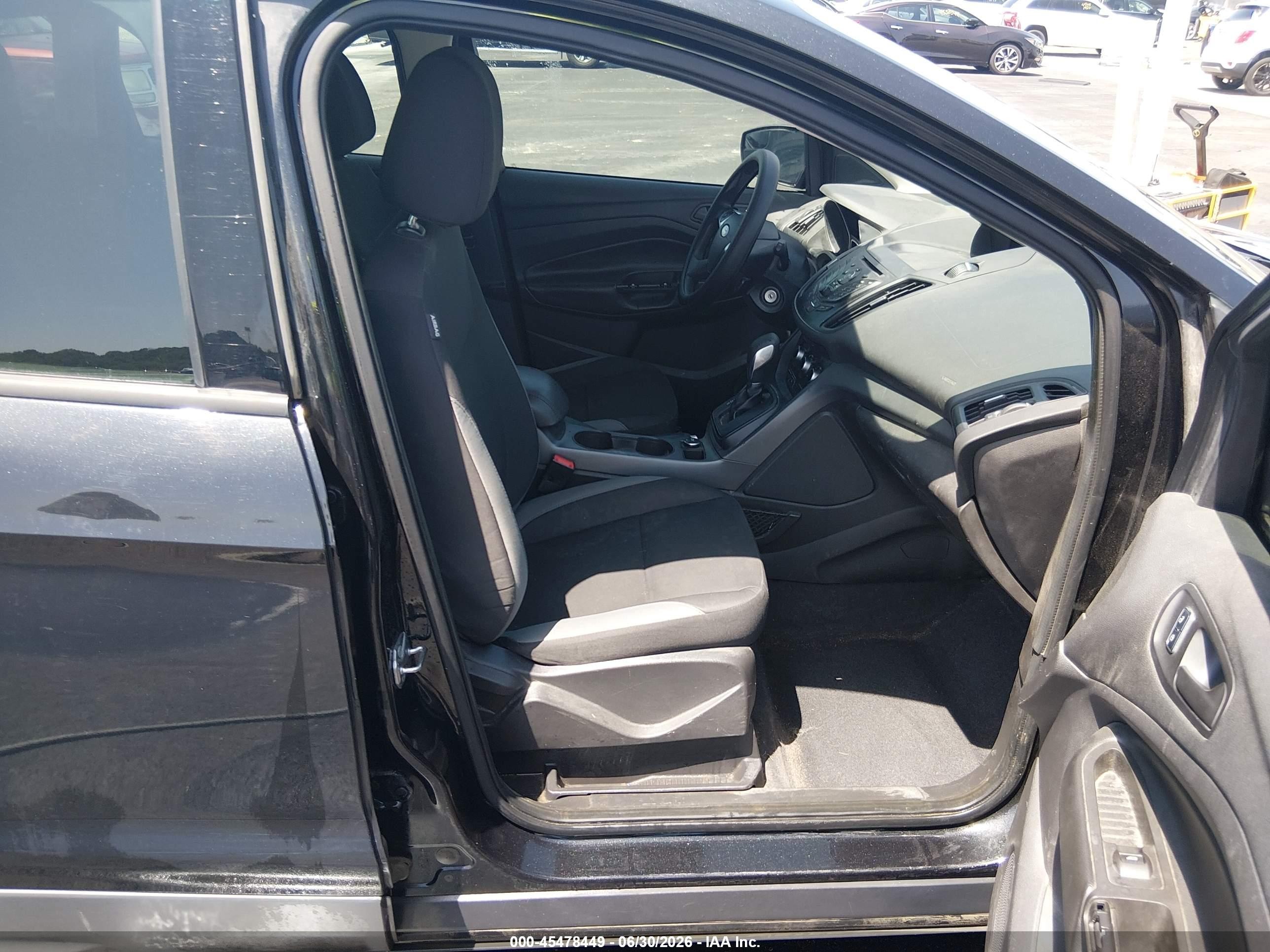 2014 Ford Escape S Black vin: 1FMCU0F73EUE39548