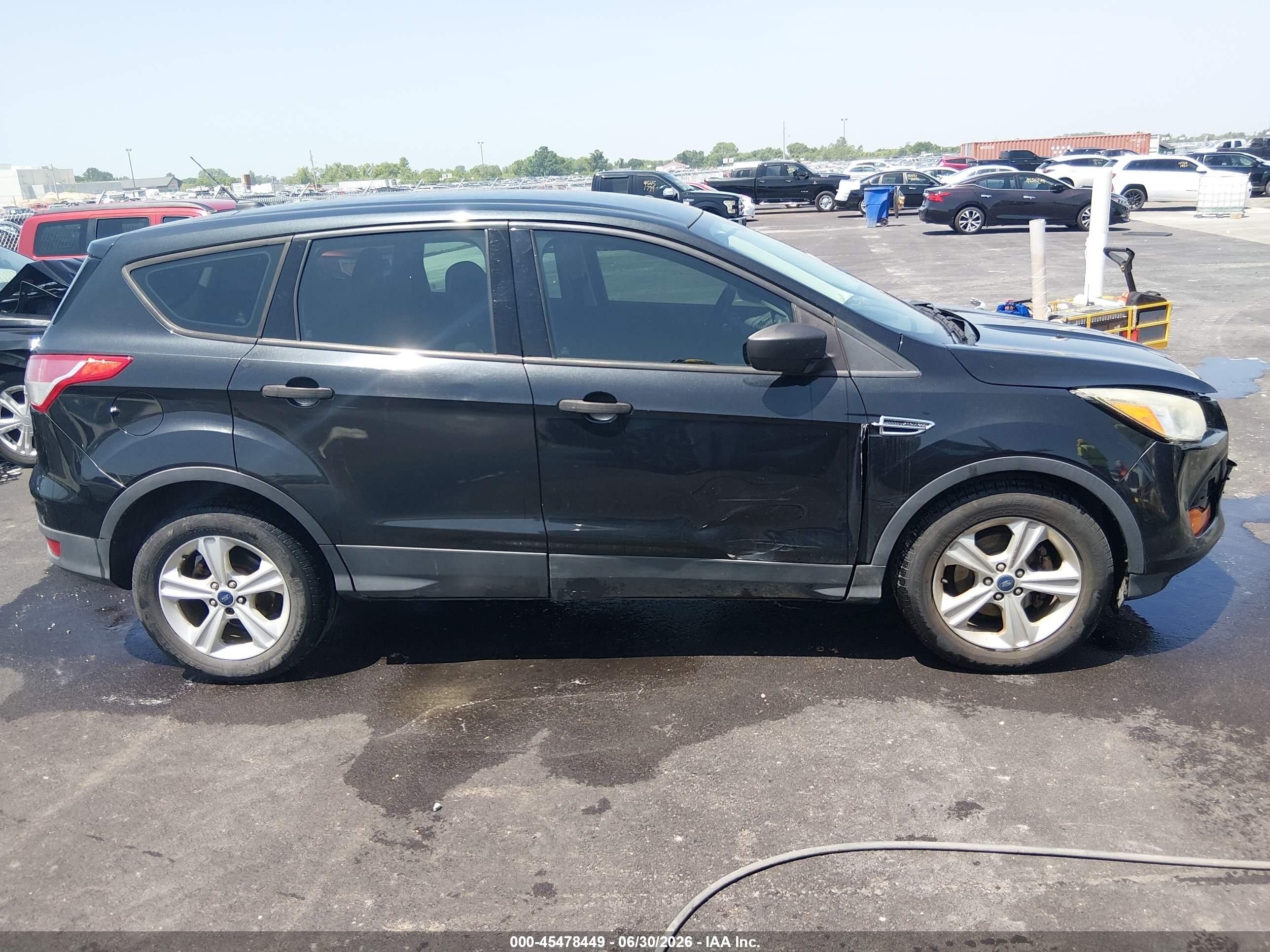 2014 Ford Escape S Black vin: 1FMCU0F73EUE39548