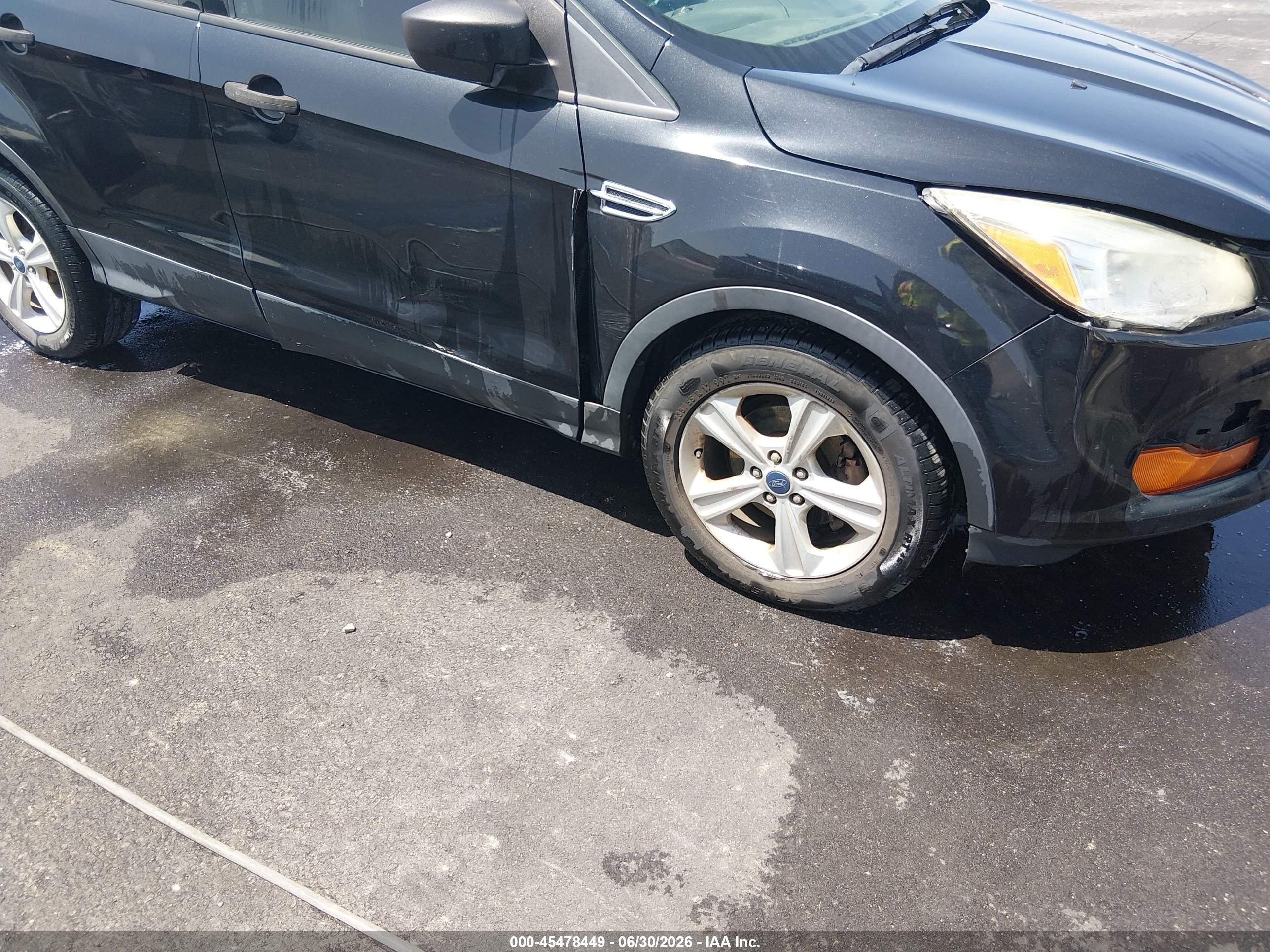 2014 Ford Escape S Black vin: 1FMCU0F73EUE39548
