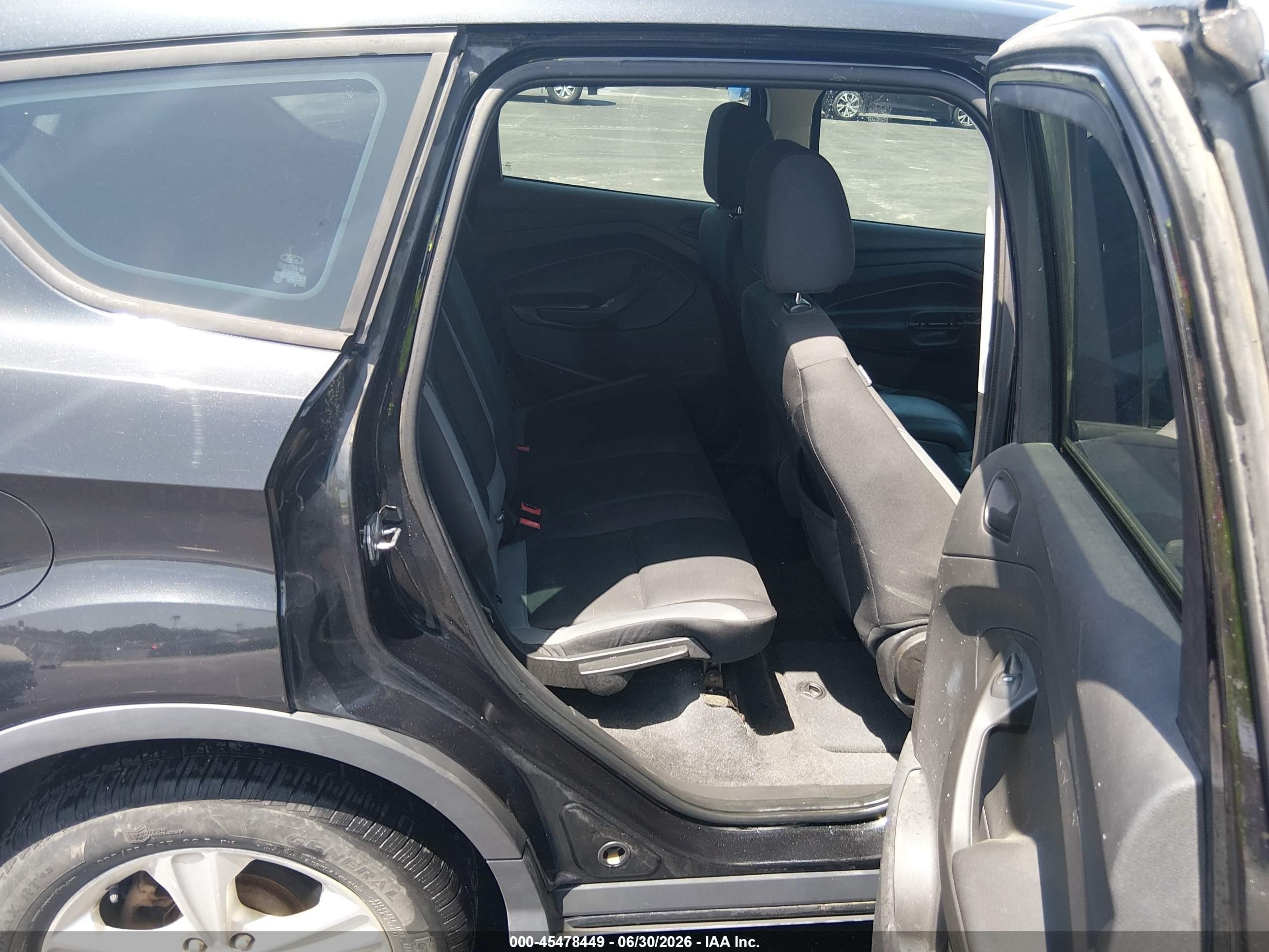 2014 Ford Escape S Black vin: 1FMCU0F73EUE39548