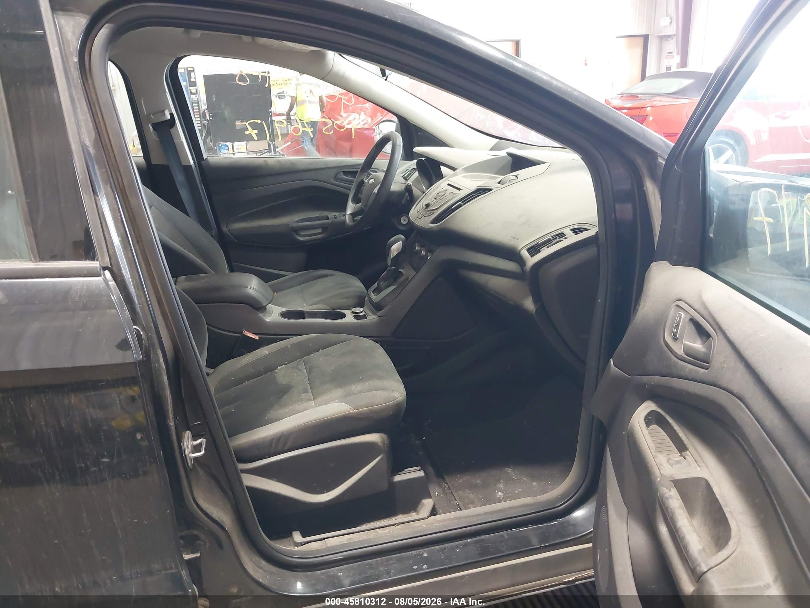 2015 Ford Escape S Black vin: 1FMCU0F73FUA39572