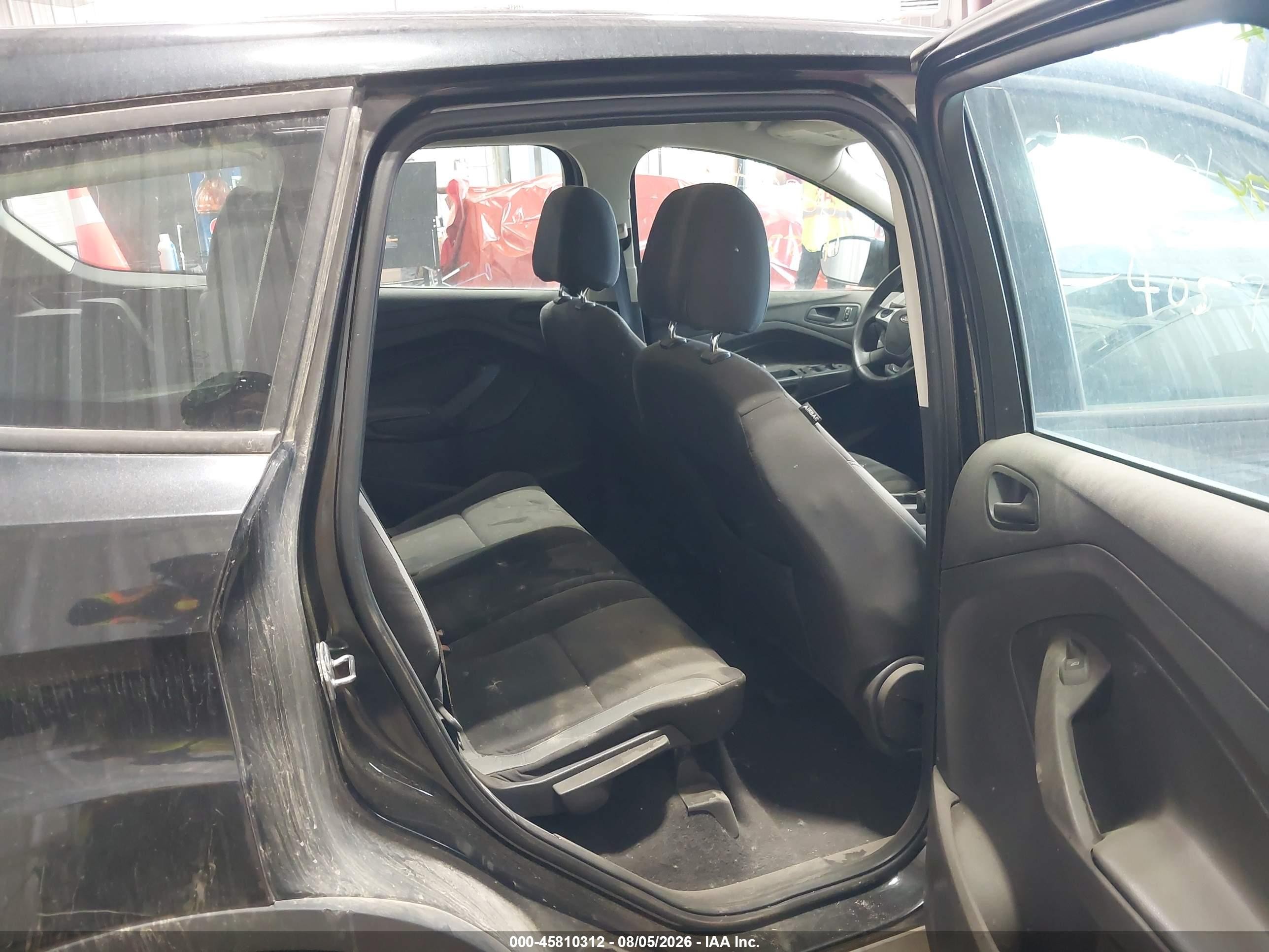 2015 Ford Escape S Black vin: 1FMCU0F73FUA39572