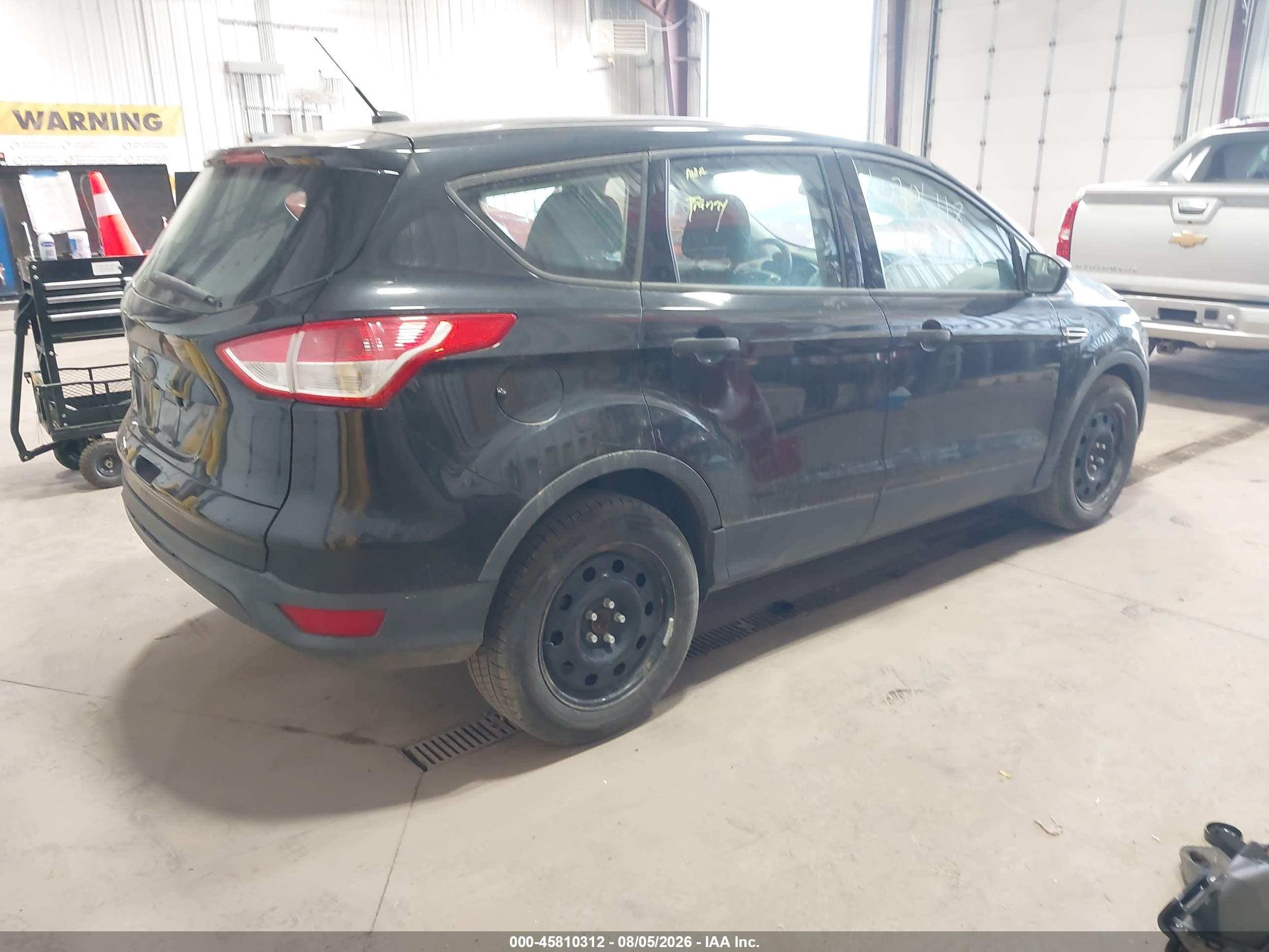 2015 Ford Escape S Black vin: 1FMCU0F73FUA39572