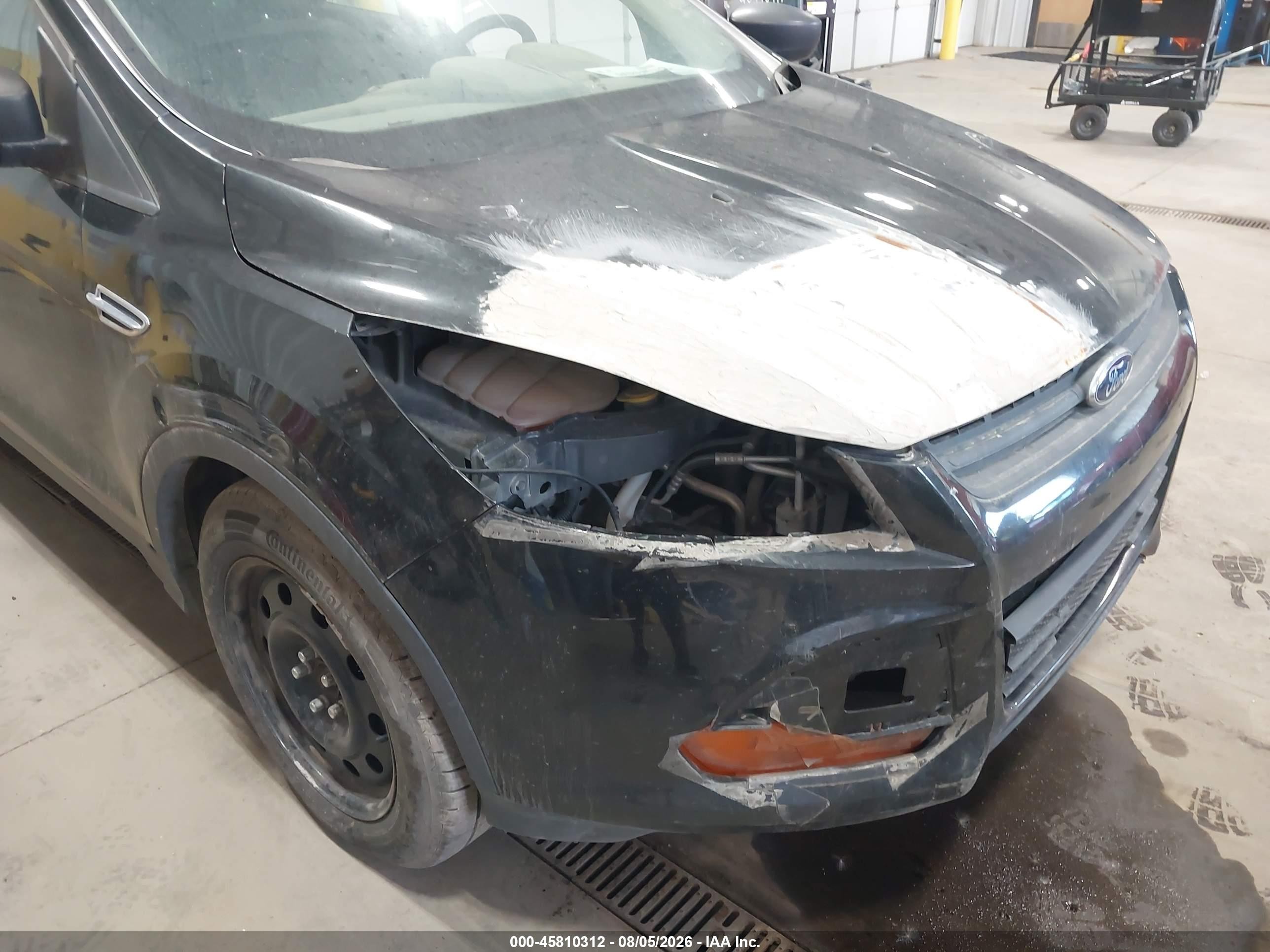 2015 Ford Escape S Black vin: 1FMCU0F73FUA39572