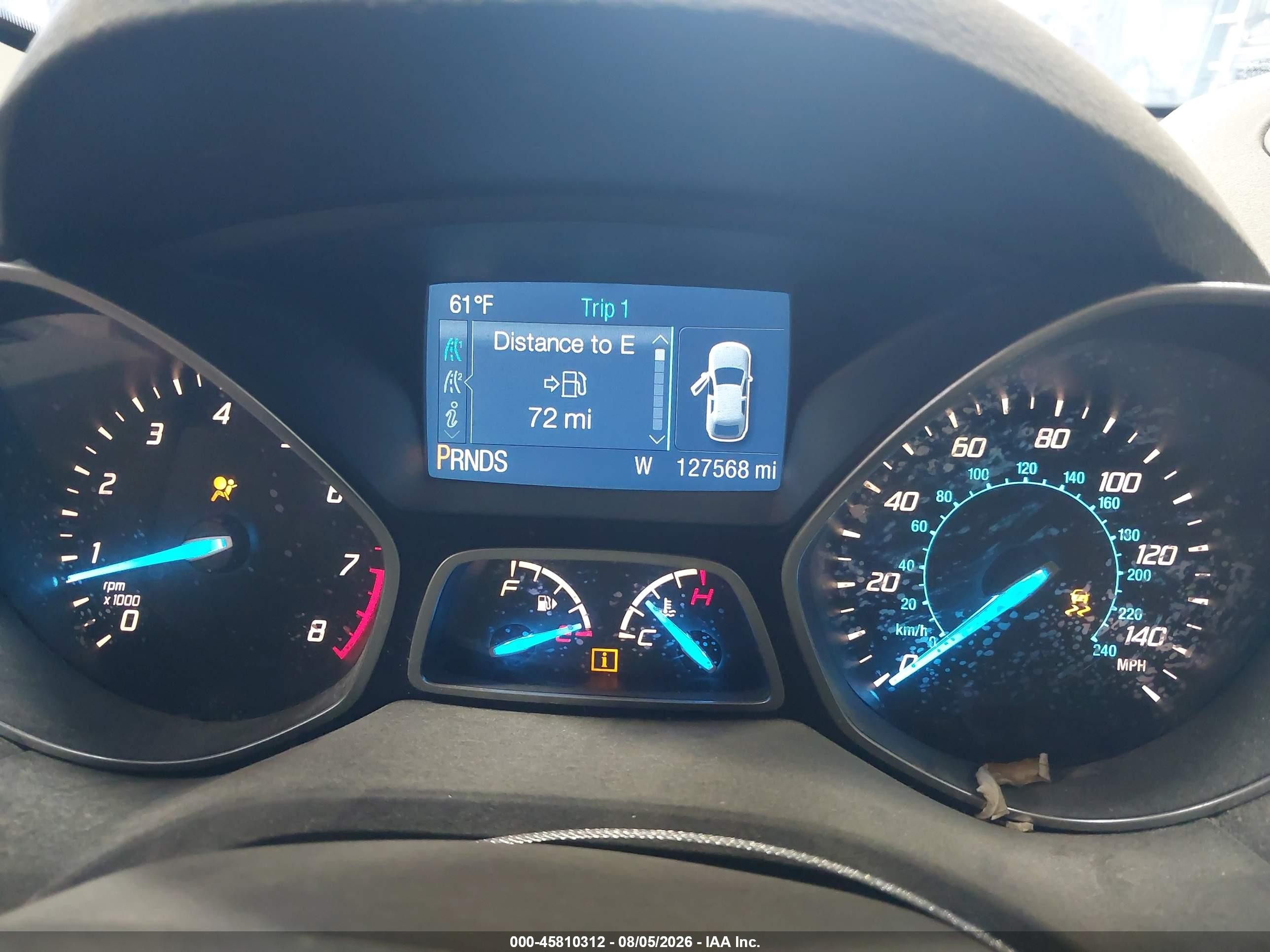 2015 Ford Escape S Black vin: 1FMCU0F73FUA39572