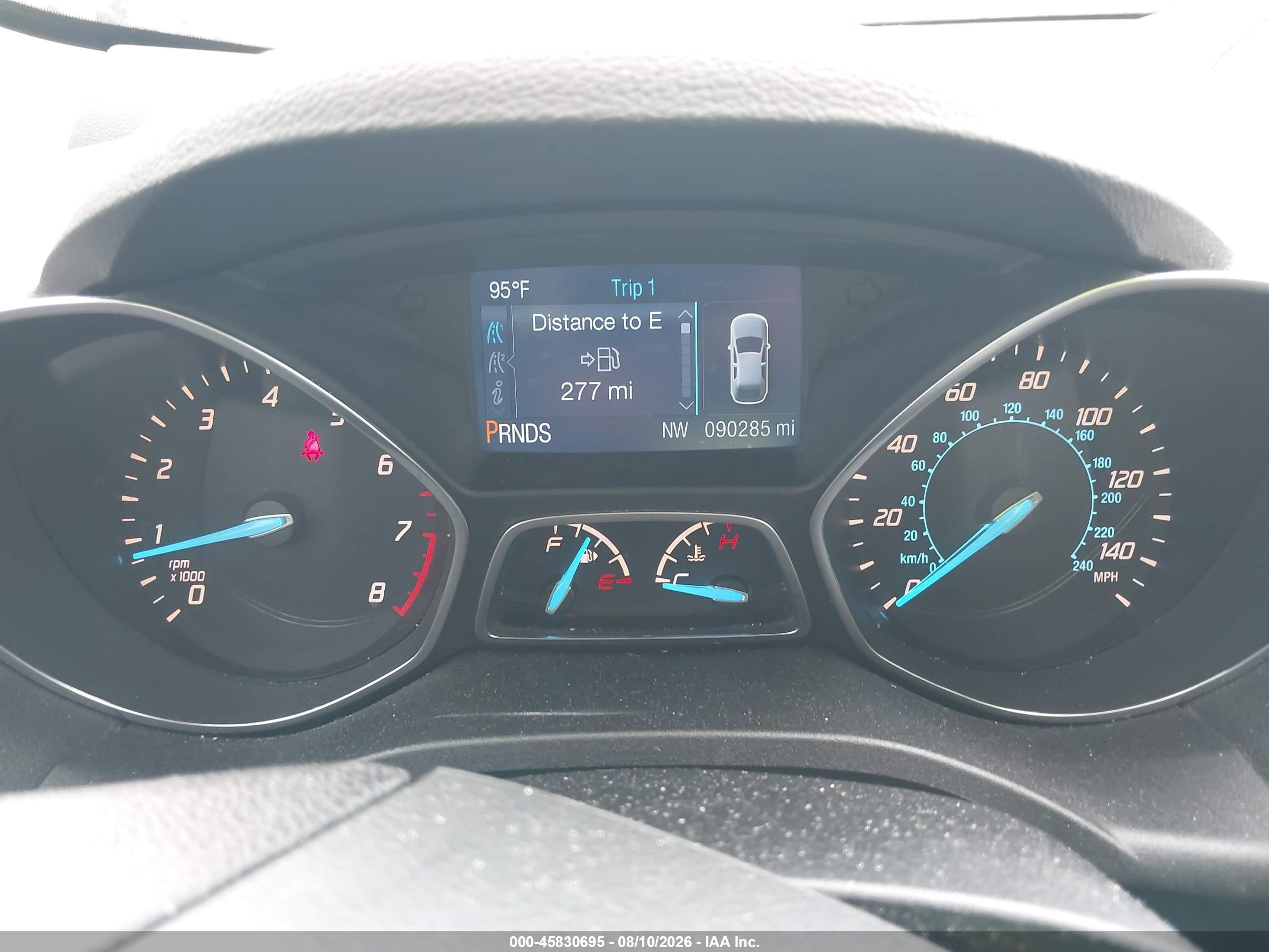 2015 Ford Escape S Silver vin: 1FMCU0F73FUA61555
