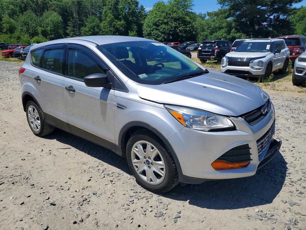 2015 Ford Escape S Silver vin: 1FMCU0F73FUA72023