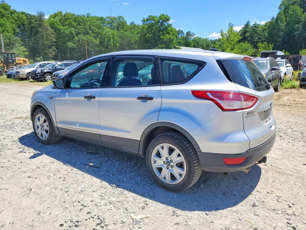 2015 Ford Escape S Silver vin: 1FMCU0F73FUA72023