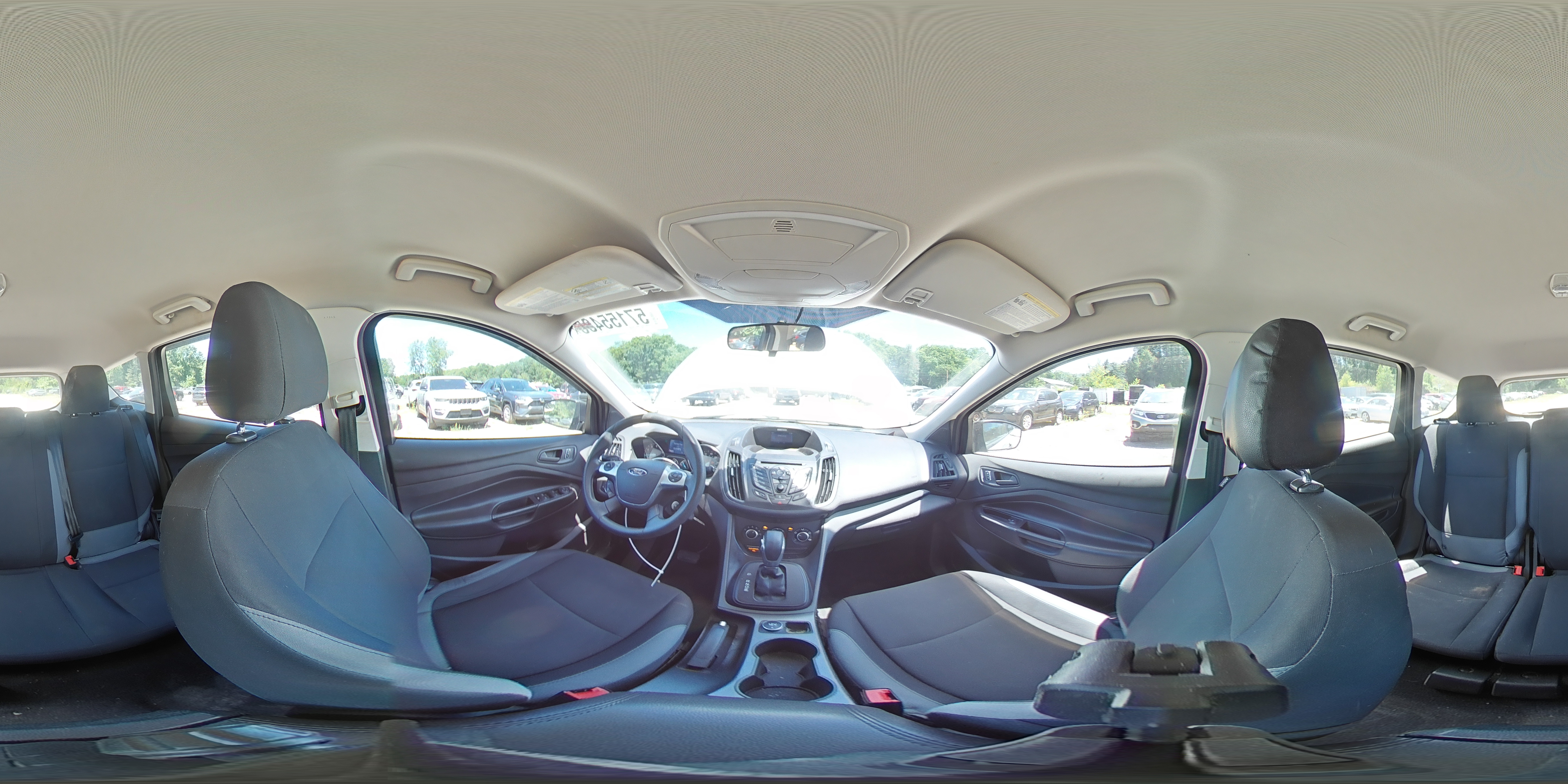 2015 Ford Escape S Silver vin: 1FMCU0F73FUA72023