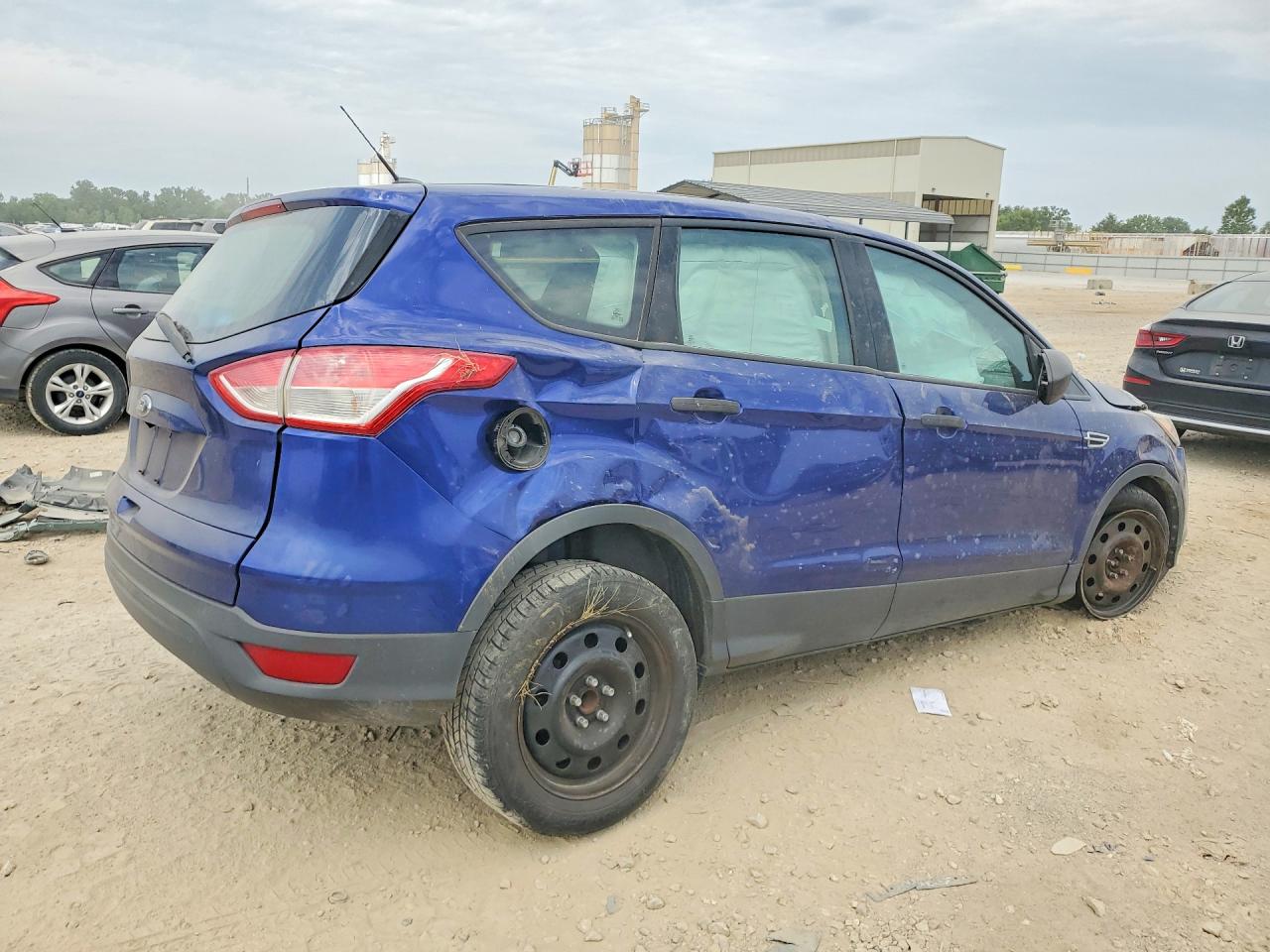 2015 Ford Escape S Blue vin: 1FMCU0F73FUB12570