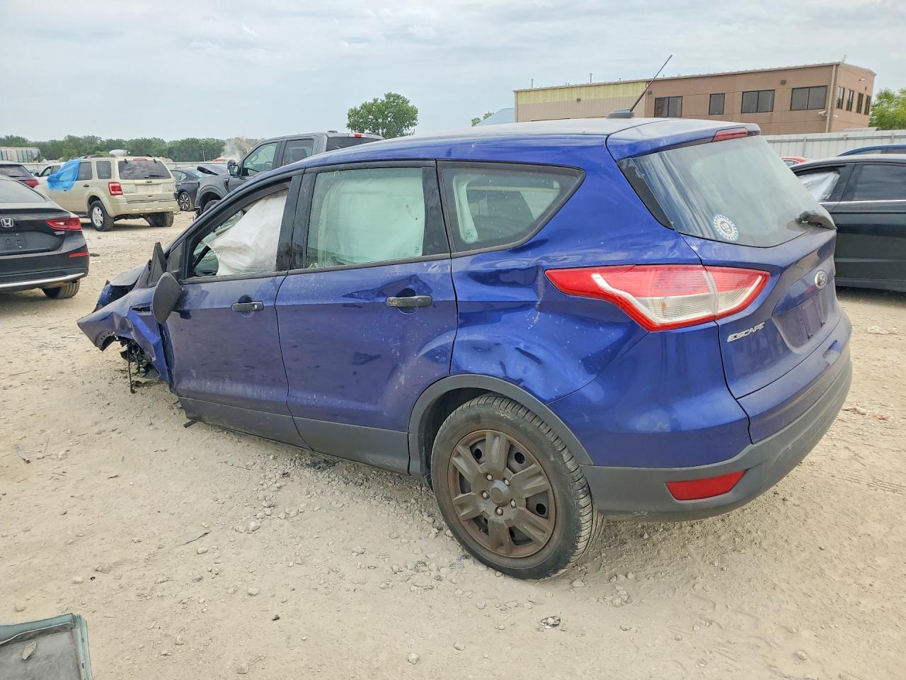 2015 Ford Escape S Blue vin: 1FMCU0F73FUB12570