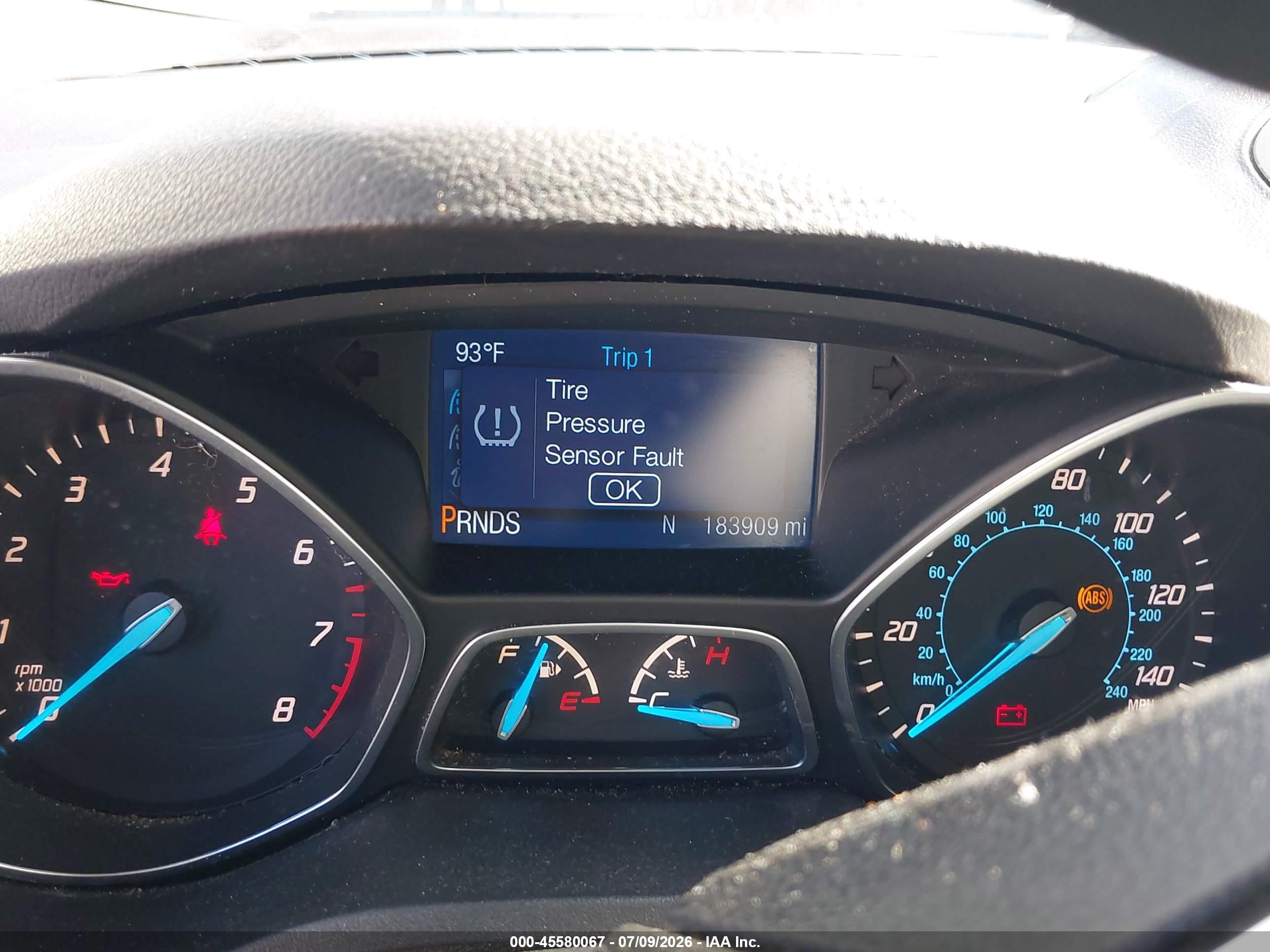 2015 Ford Escape S Gray vin: 1FMCU0F73FUB16330