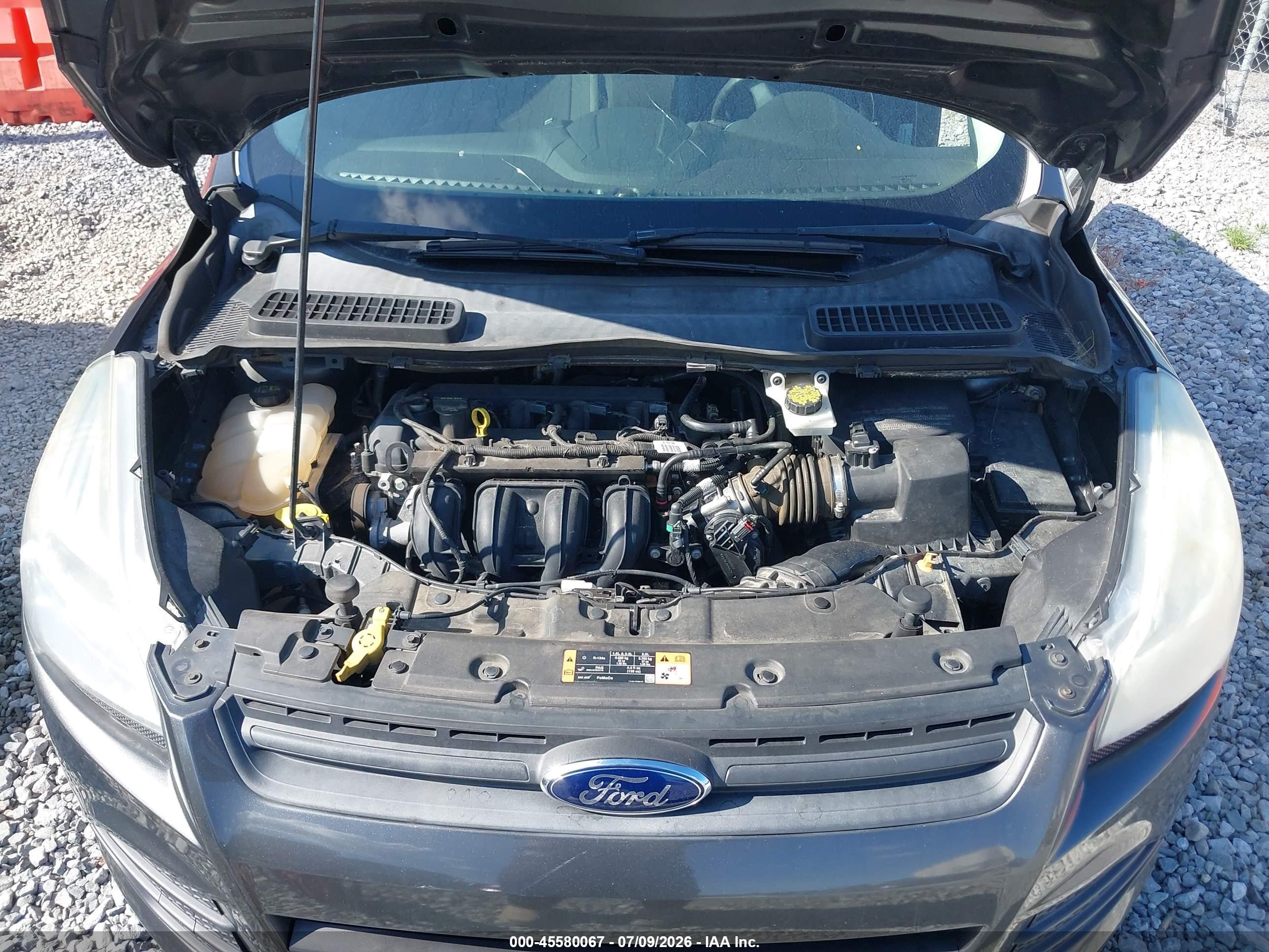 2015 Ford Escape S Gray vin: 1FMCU0F73FUB16330