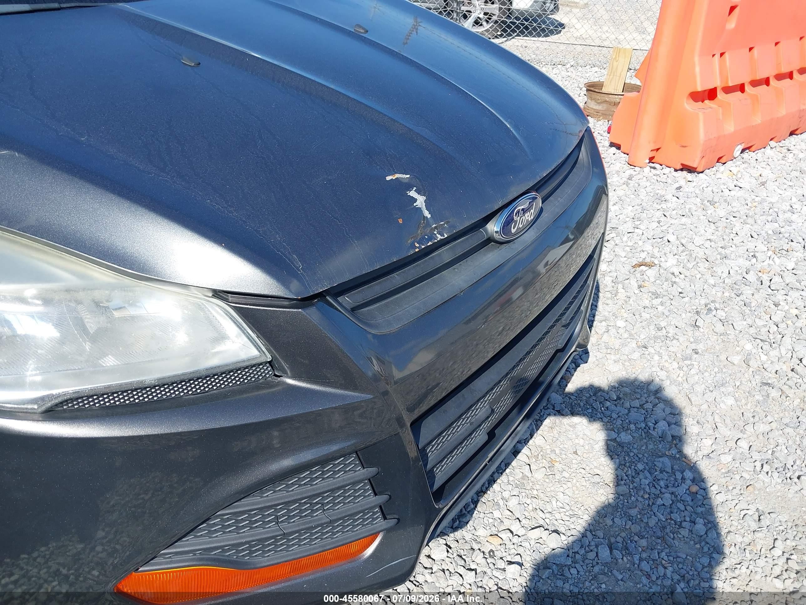2015 Ford Escape S Gray vin: 1FMCU0F73FUB16330