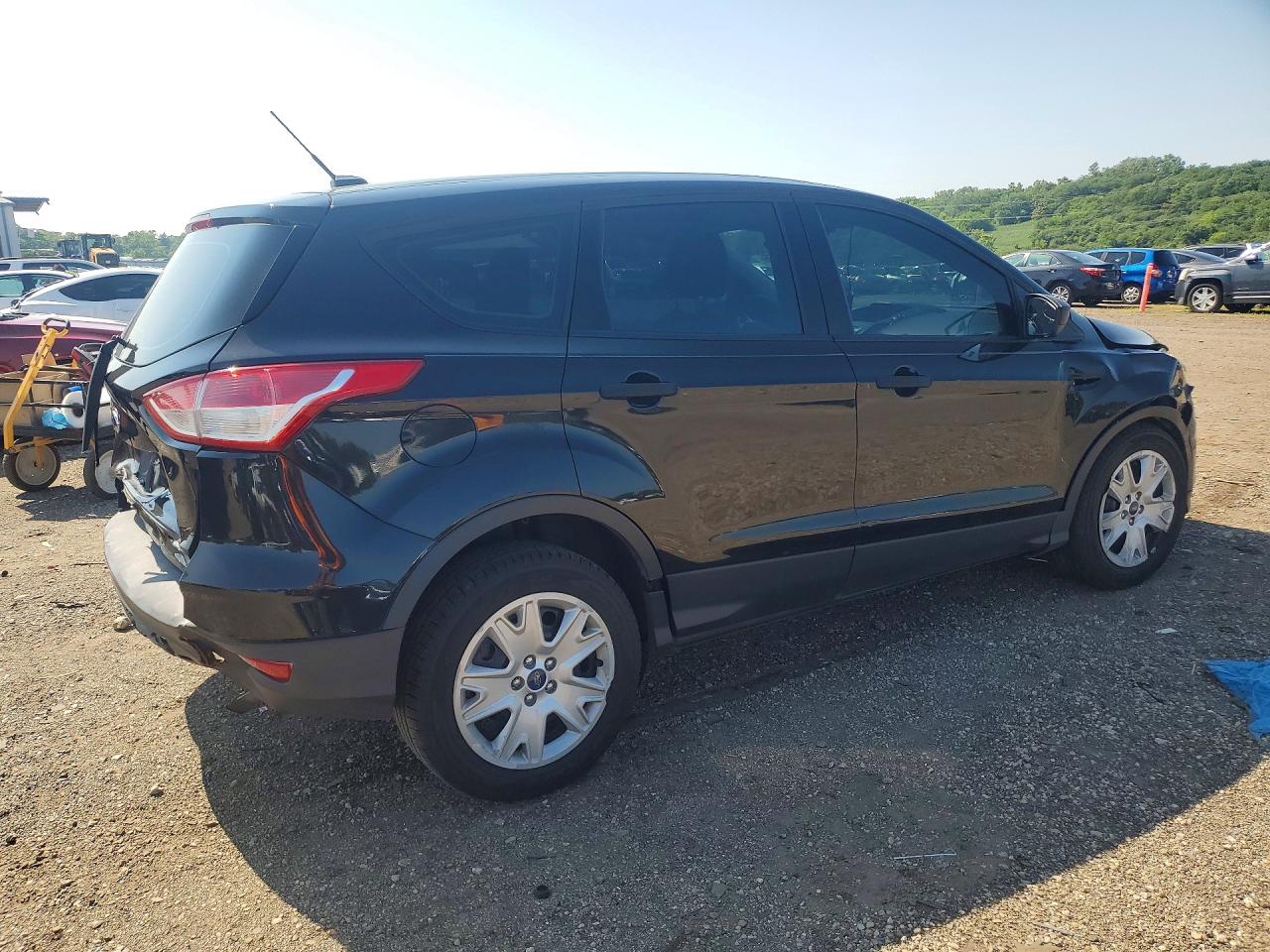 2015 Ford Escape S Black vin: 1FMCU0F73FUB16974