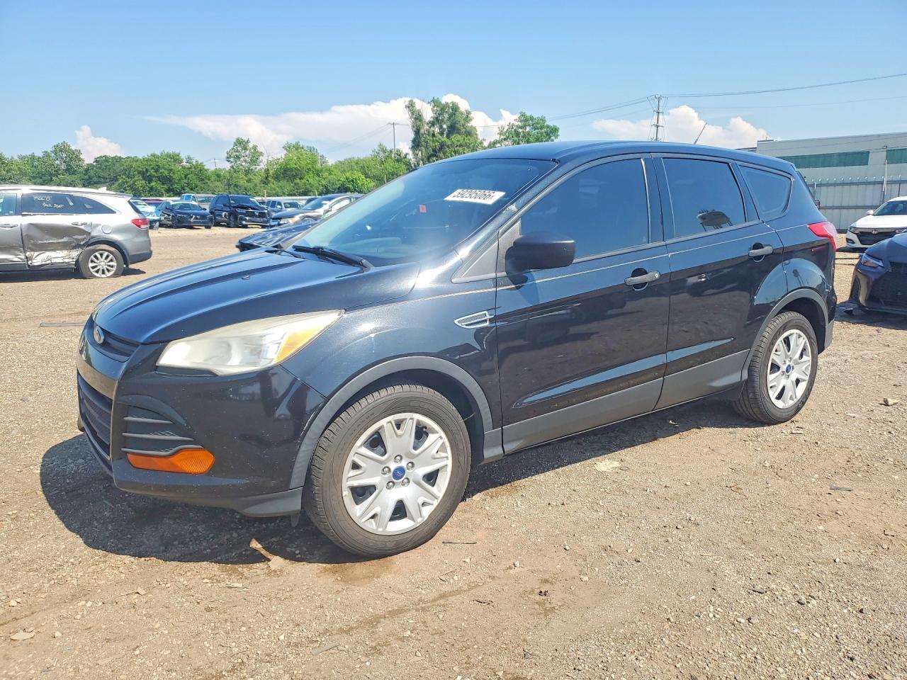 2015 Ford Escape S Black vin: 1FMCU0F73FUB16974