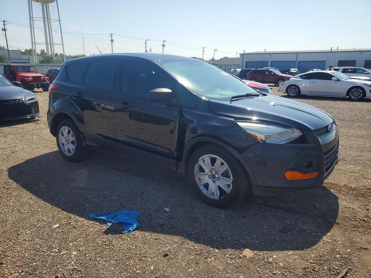 2015 Ford Escape S Black vin: 1FMCU0F73FUB16974