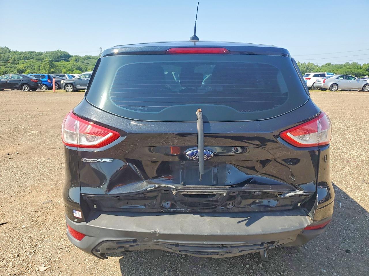 2015 Ford Escape S Black vin: 1FMCU0F73FUB16974